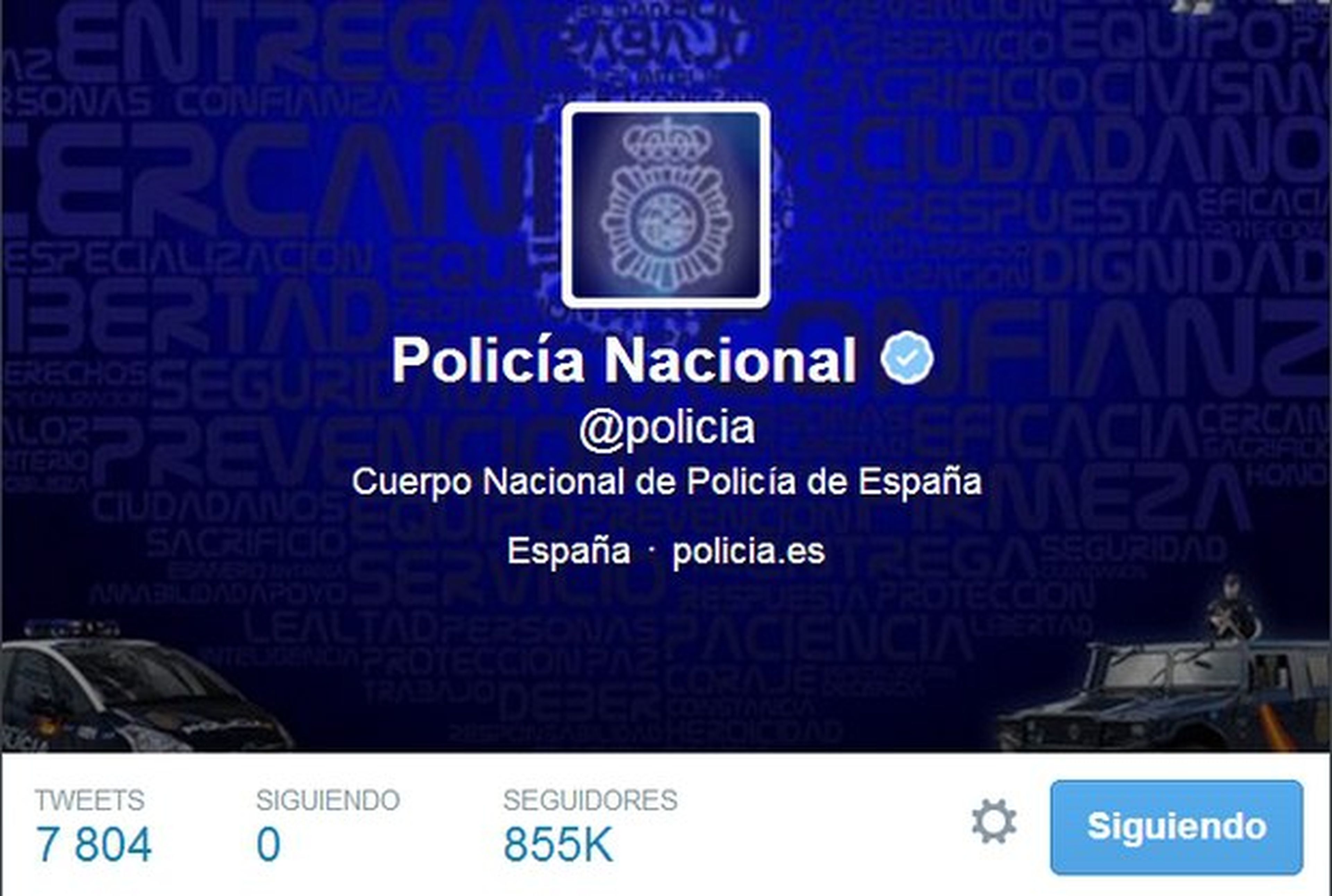 Policía Nacional estrena Alertas de Twitter