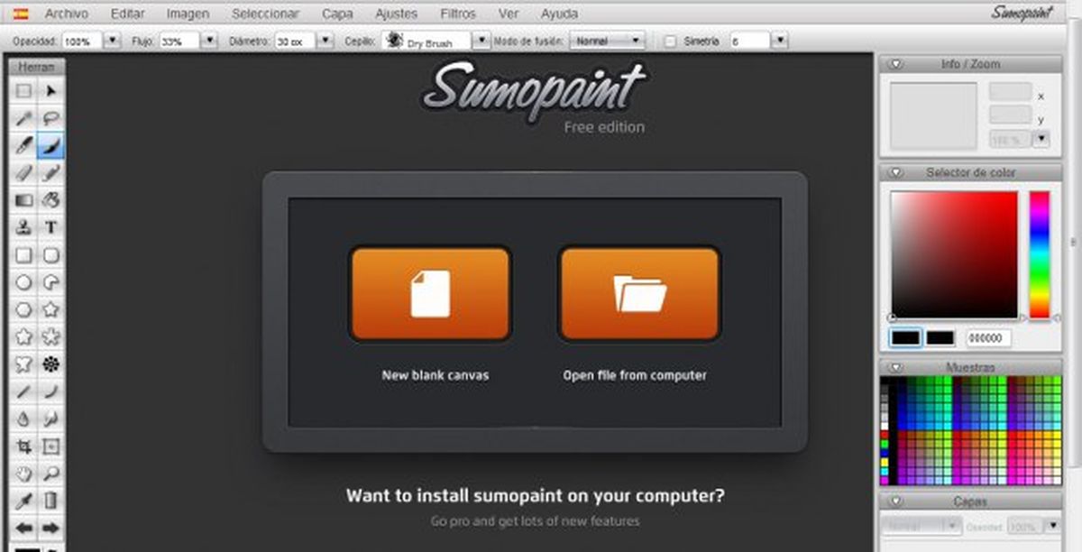 Aprende a editar tus fotos online con Sumopaint