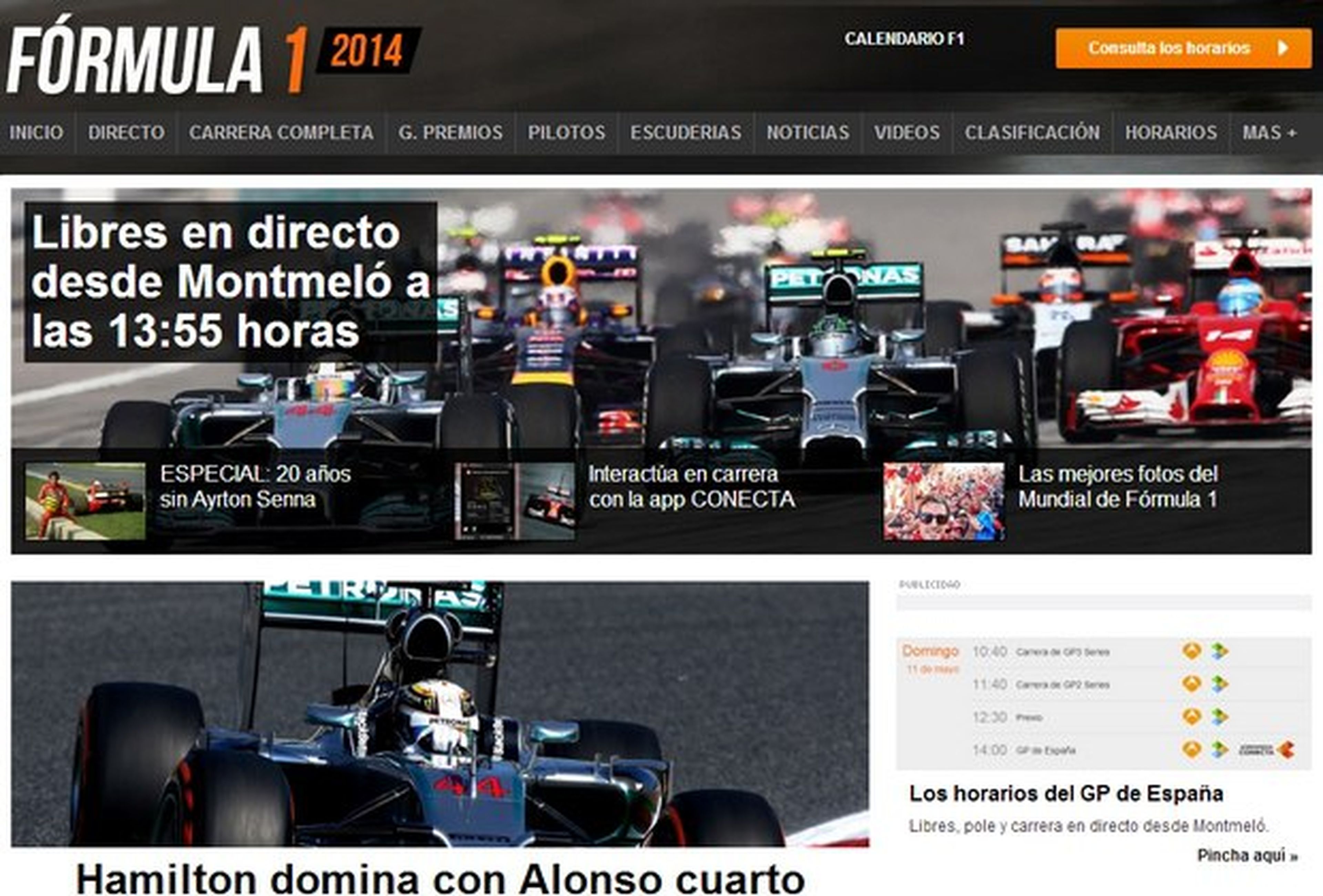 GP España F1 2014 en directo