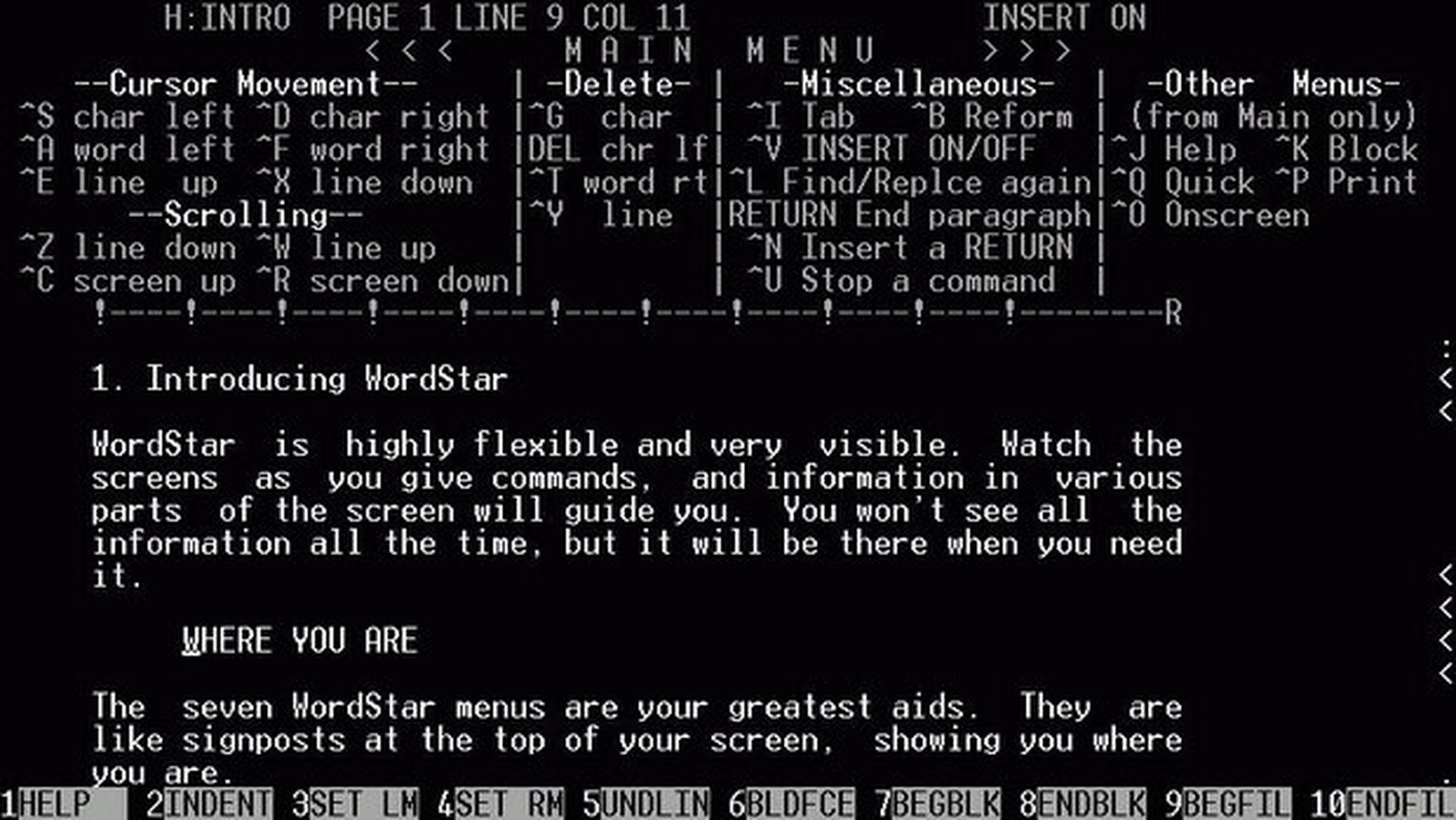 George R. R. Martin WordStar 4.0 MS-DOS