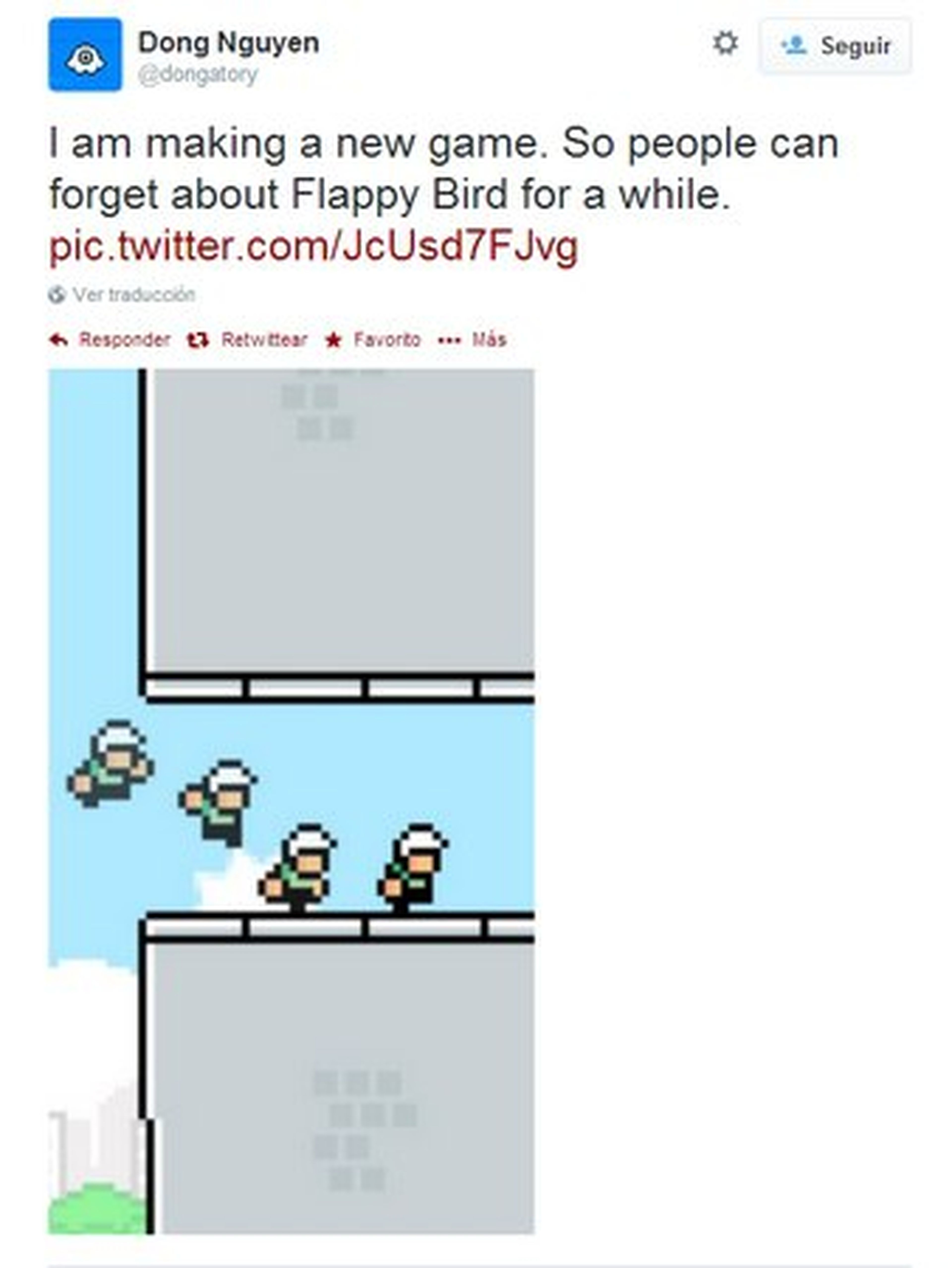 Nuevo juego creador Flappy Bird