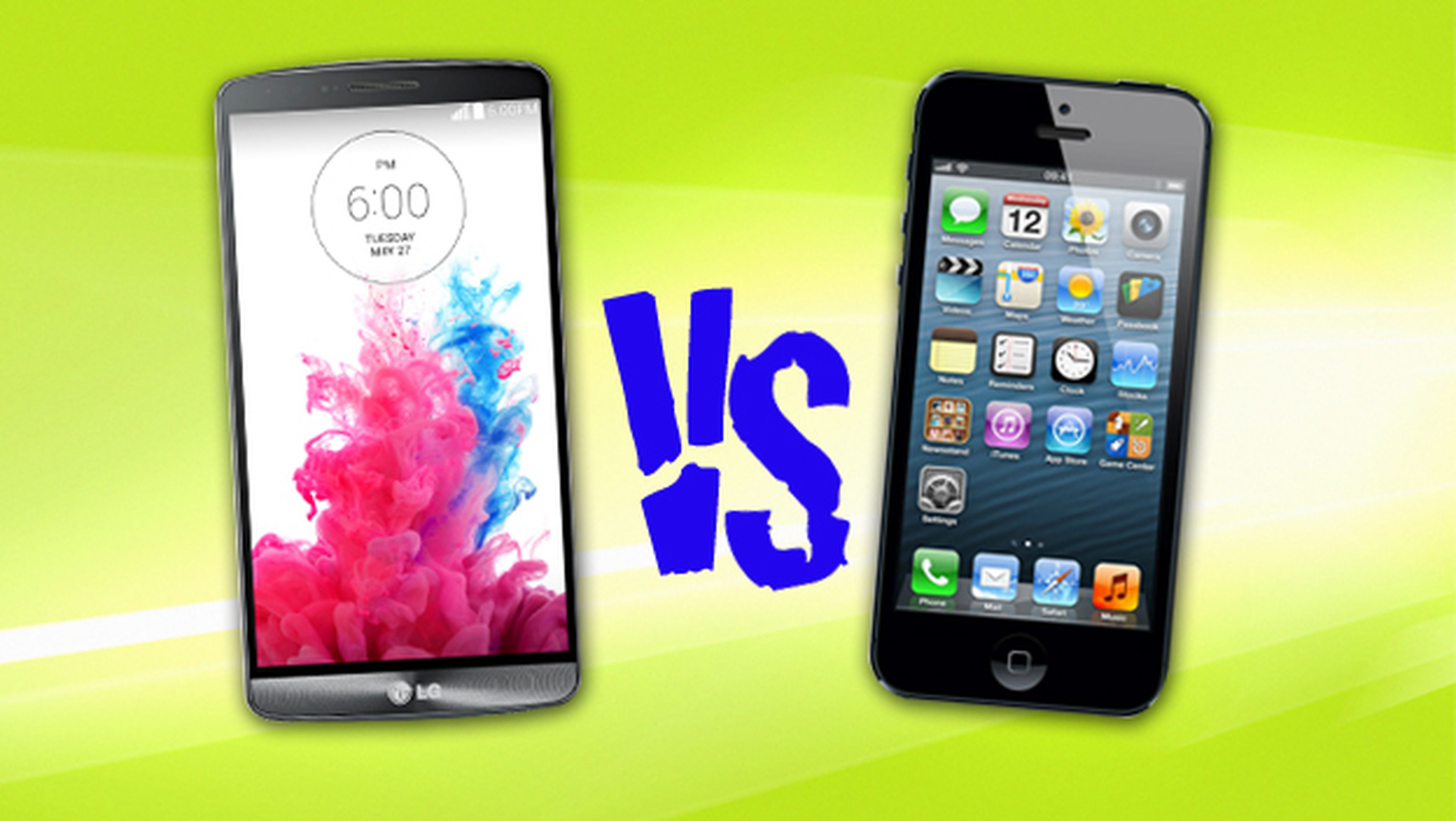 LG G3 vs iPhone 5S