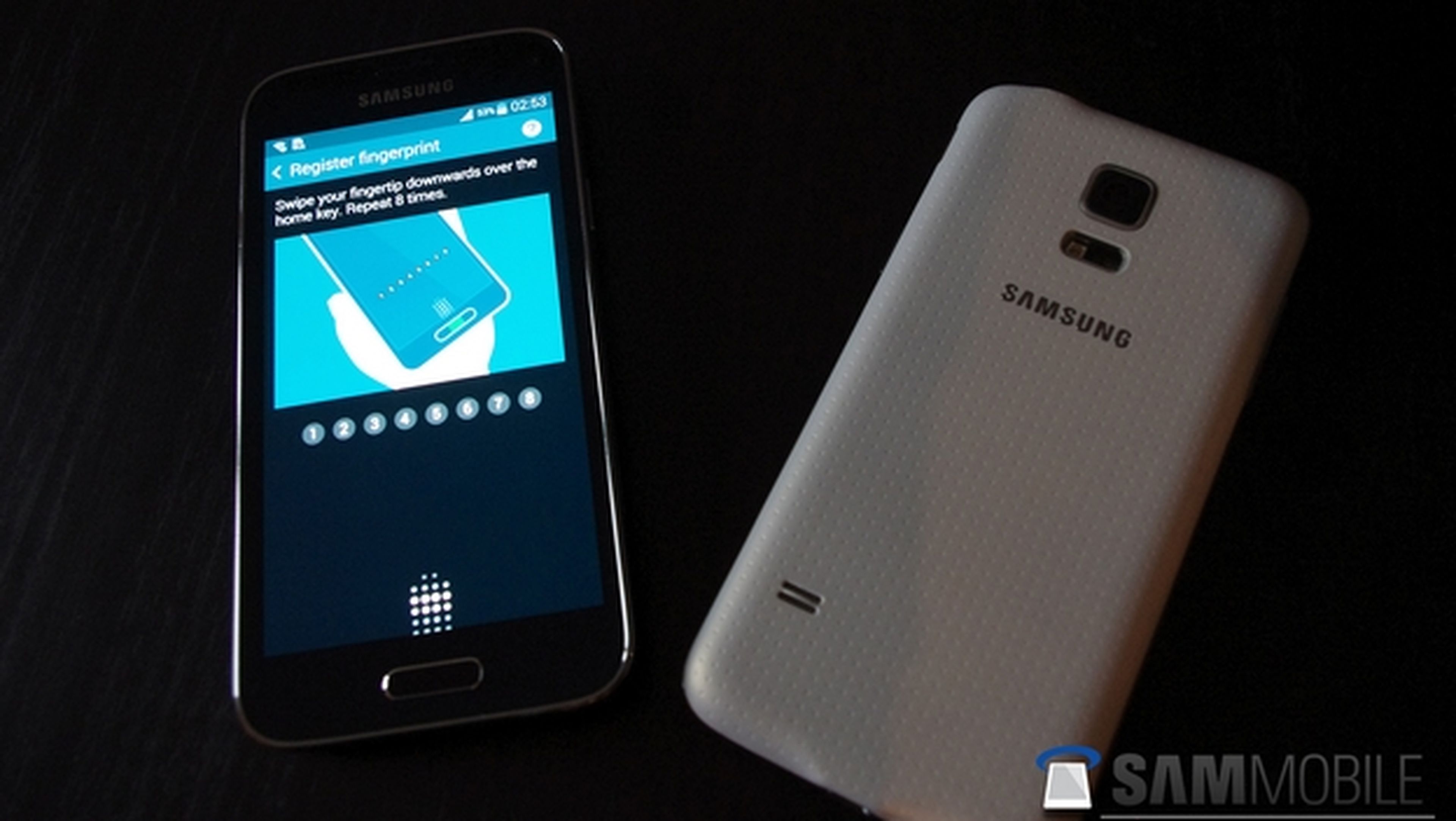 Este es el Samsung Galaxy S5 Mini, con Dual SIM, lector de huellas y medidor de pulsaciones