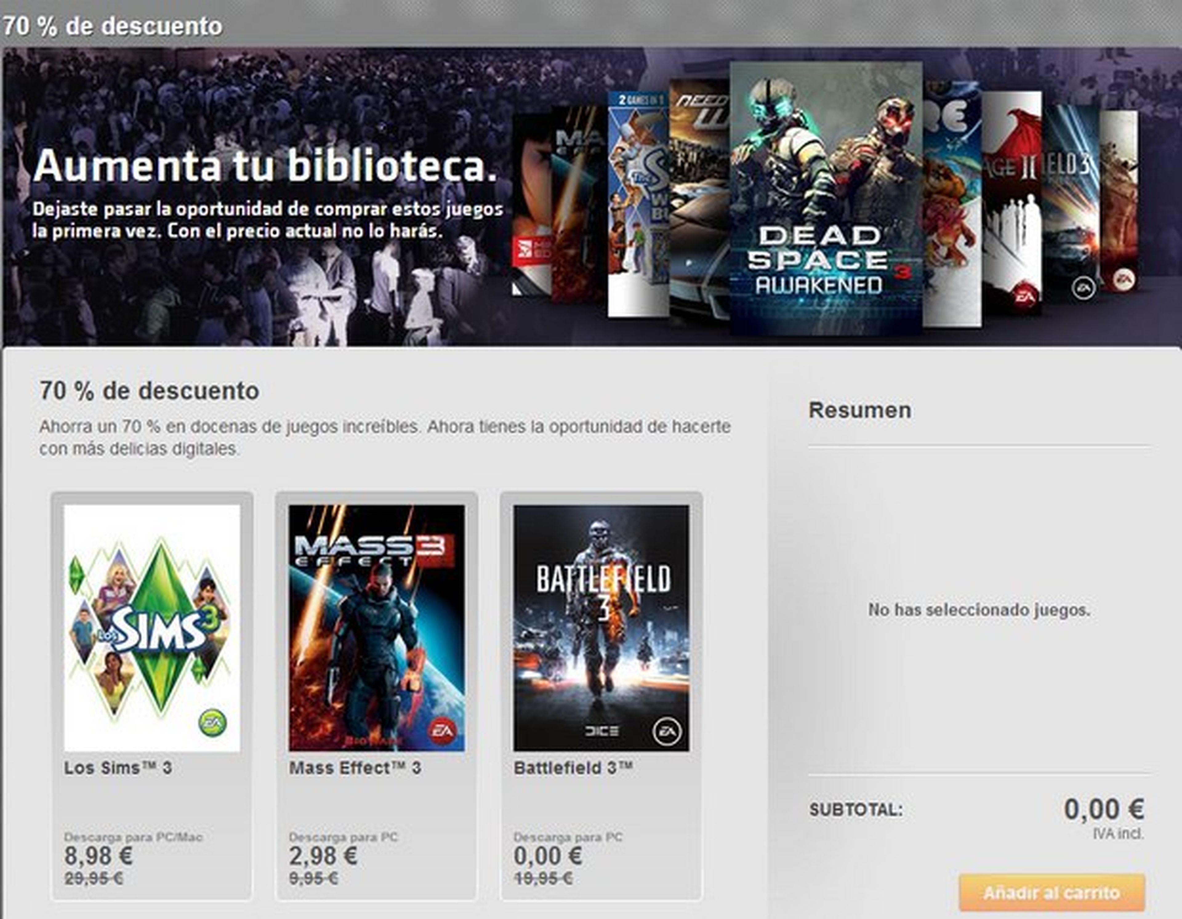 Origin descuentos 70%