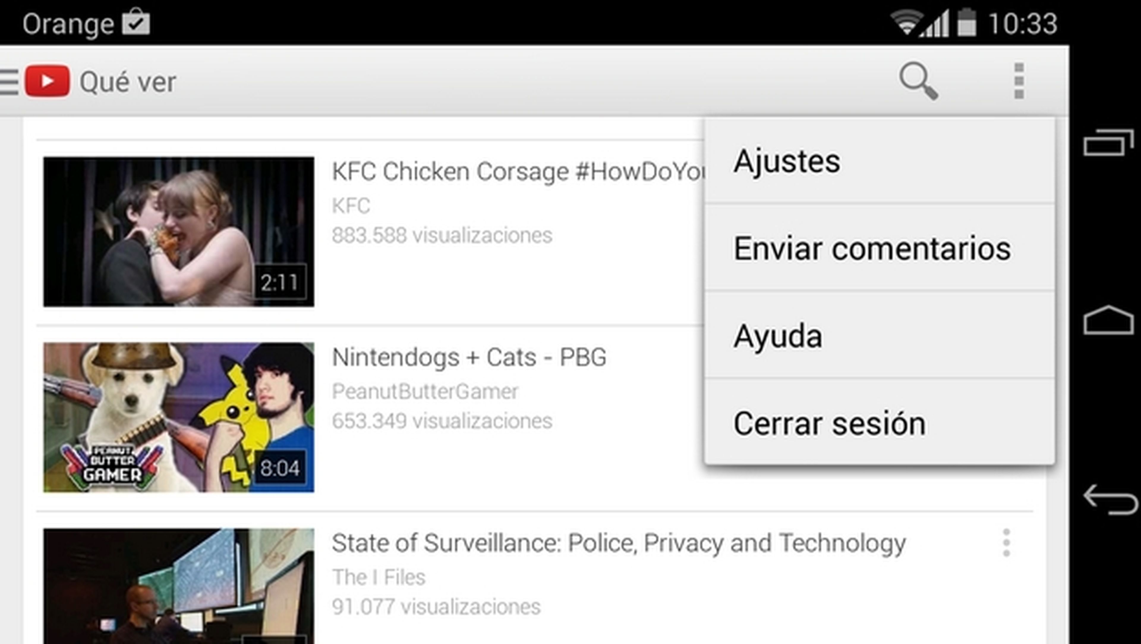 La actualización de la app de YouTube para Android ya permite elegir la calidad de imagen. También añade opciones de gestión de los comentarios.