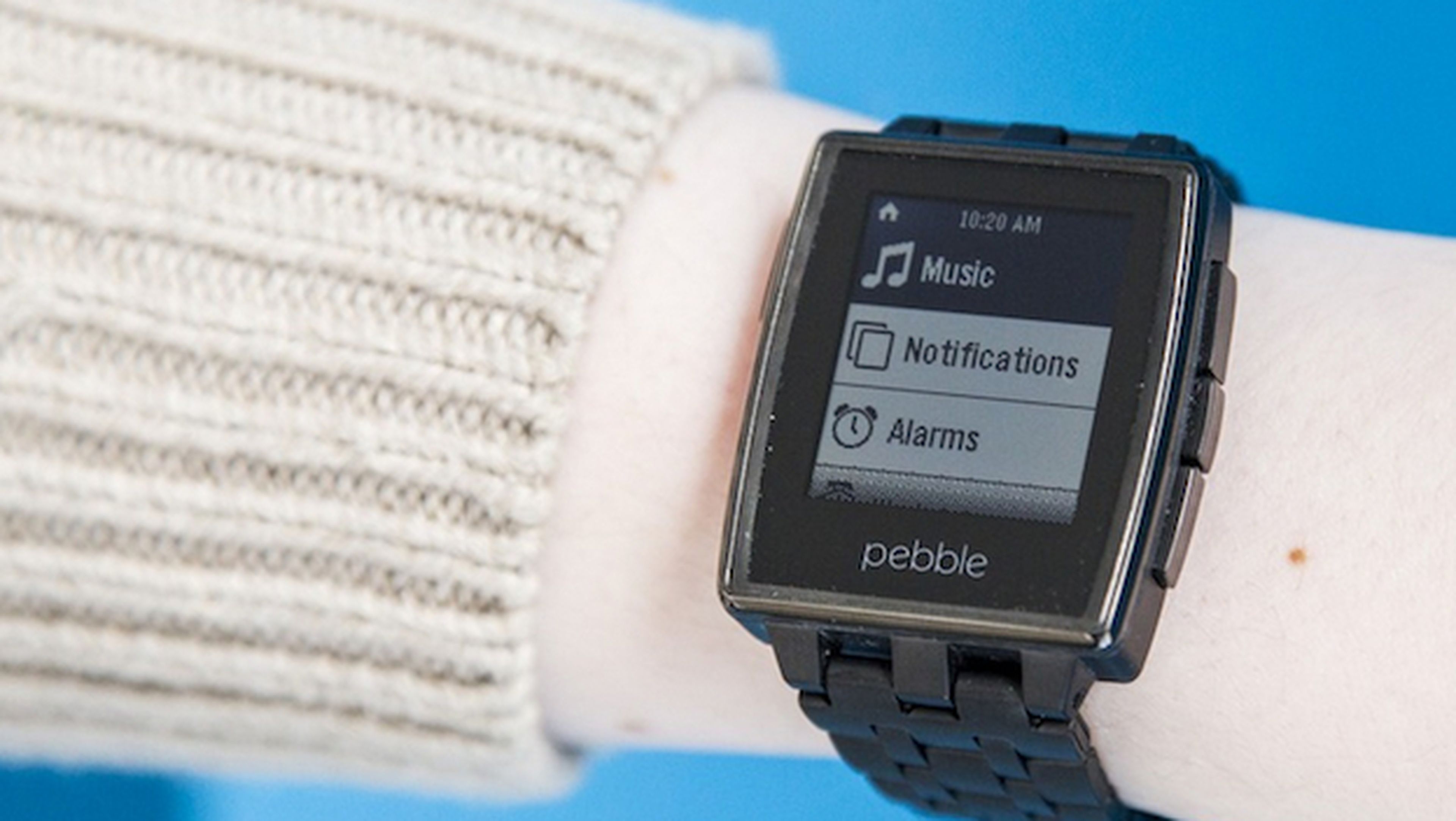 La actualización de Pebble incluye controles de volumen