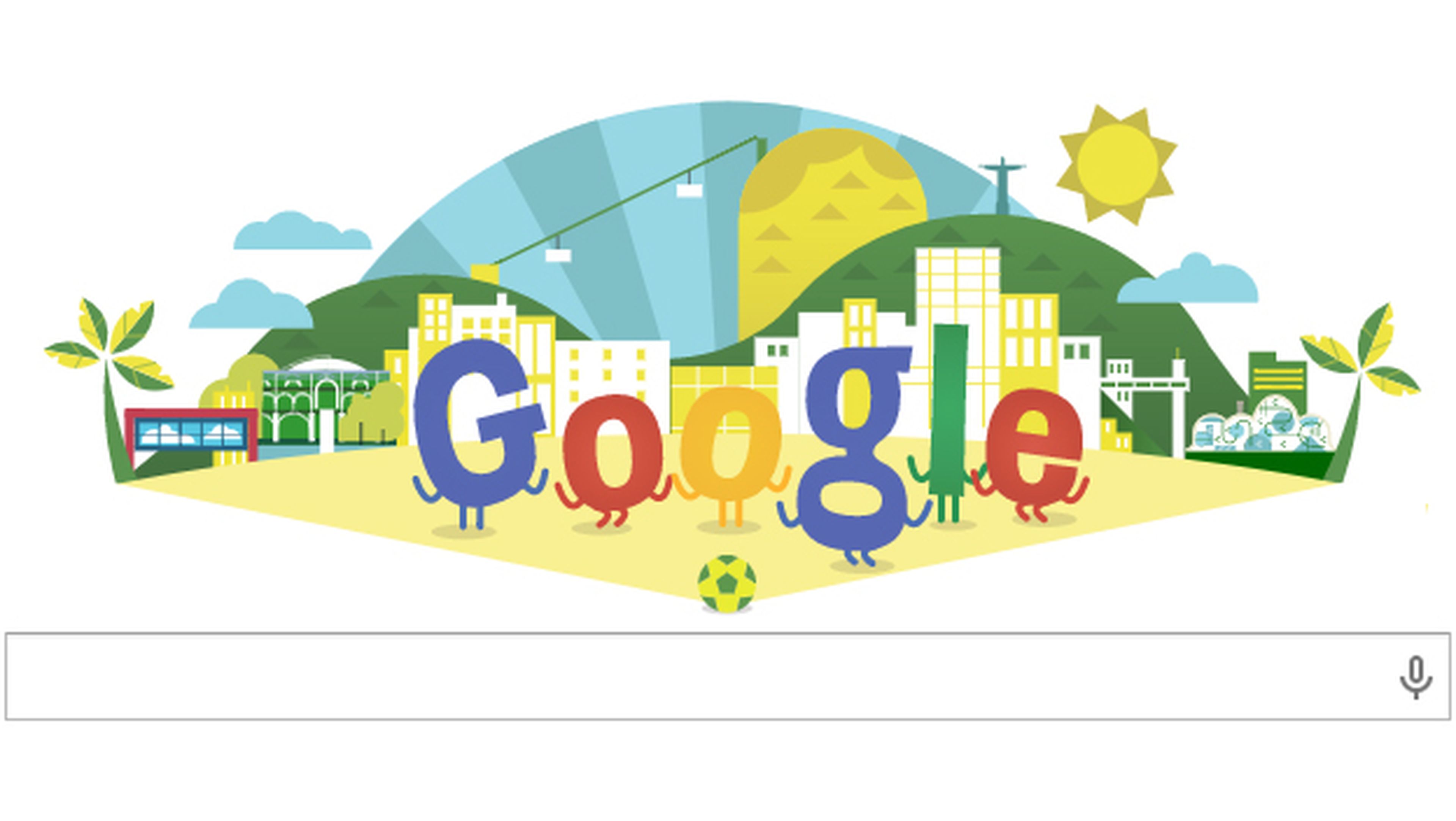 El Mundial de Barsil 2014 ya tiene su propio Google doodle