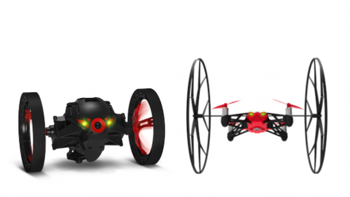 Parrot presenta sus minidrones Rolling Spider y Jumping Sumo