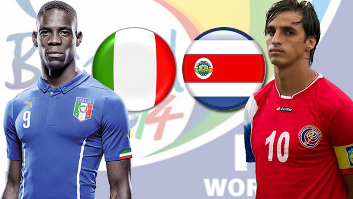 Mondiali 2014: guarda Italia – Costa Rica online e dal vivo