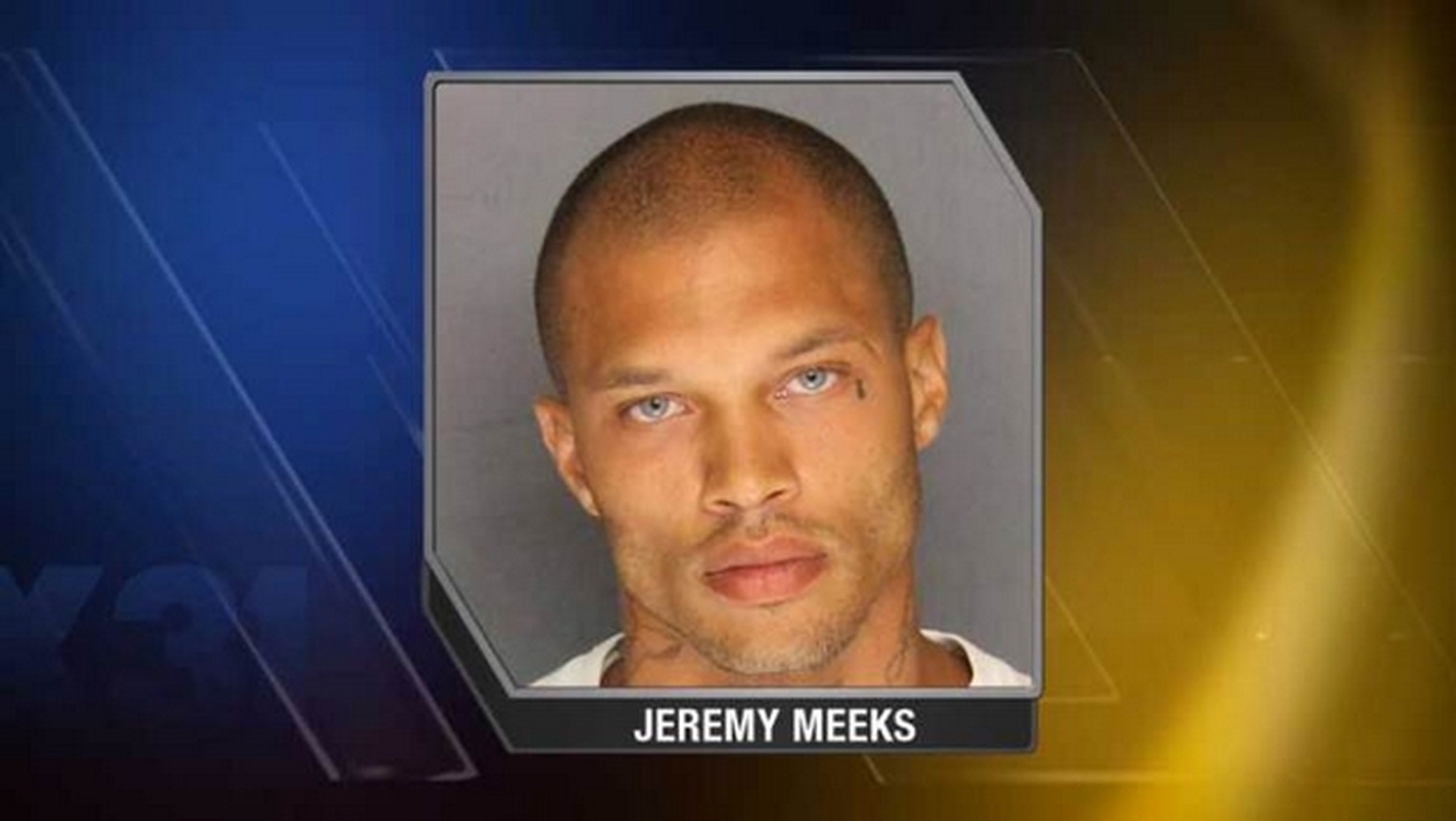 Jeremy Meeks, el preso más guapo con aspecto de modelo, fenómeno viral en Facebook gracias a los memes.