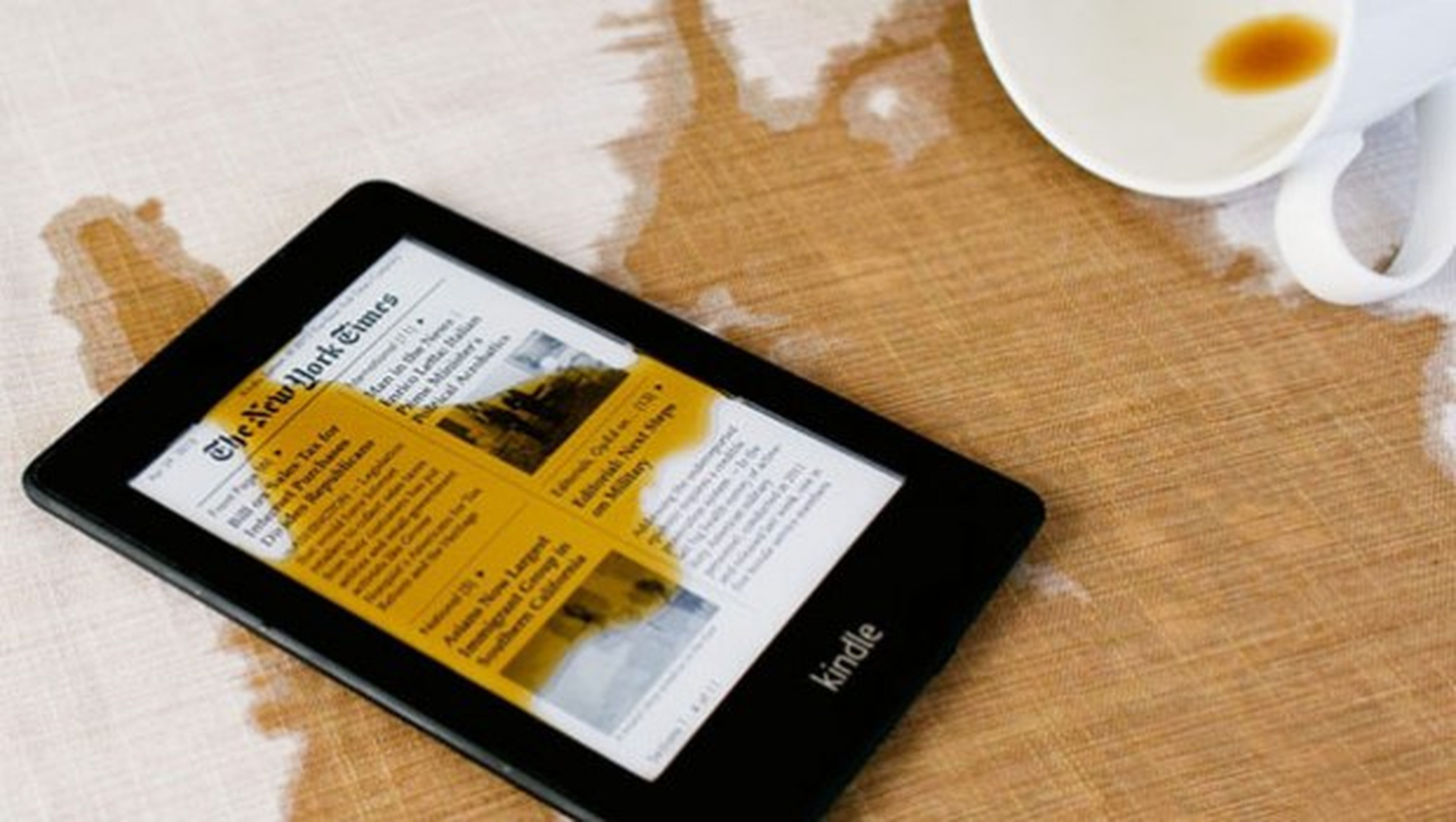 Amazon Kindle Paperwhite, ahora resistente al agua