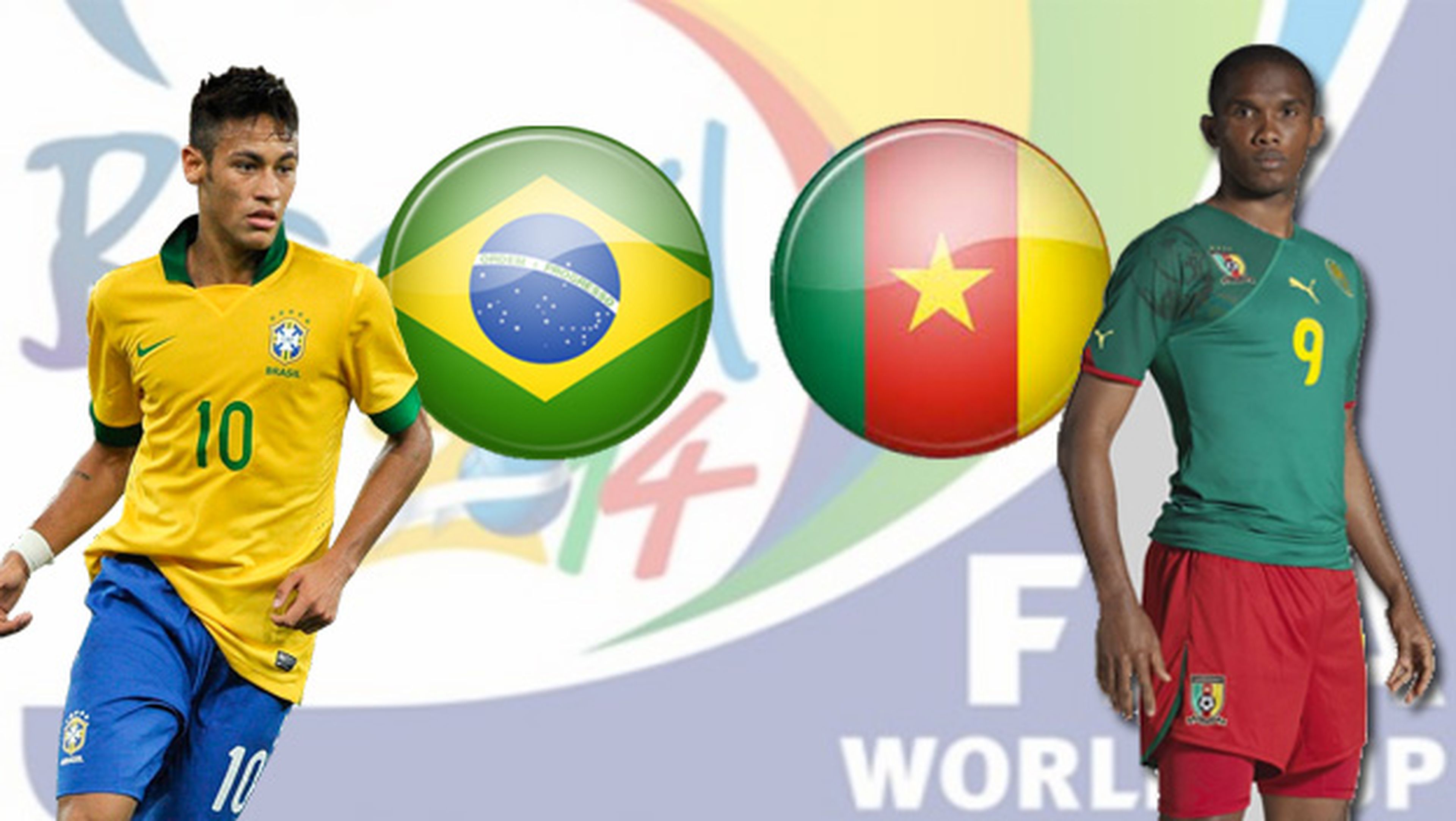 Brasil contra Camerún