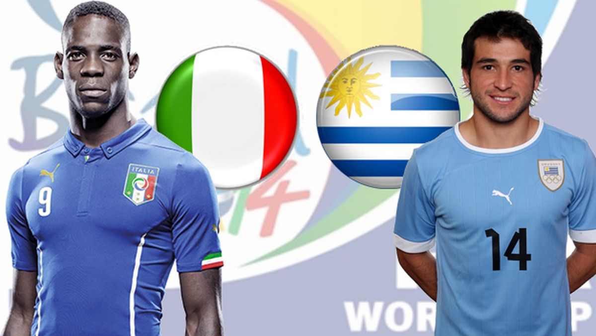 Mondiali 2014: guarda la partita Italia-Italia  Uruguay in linea