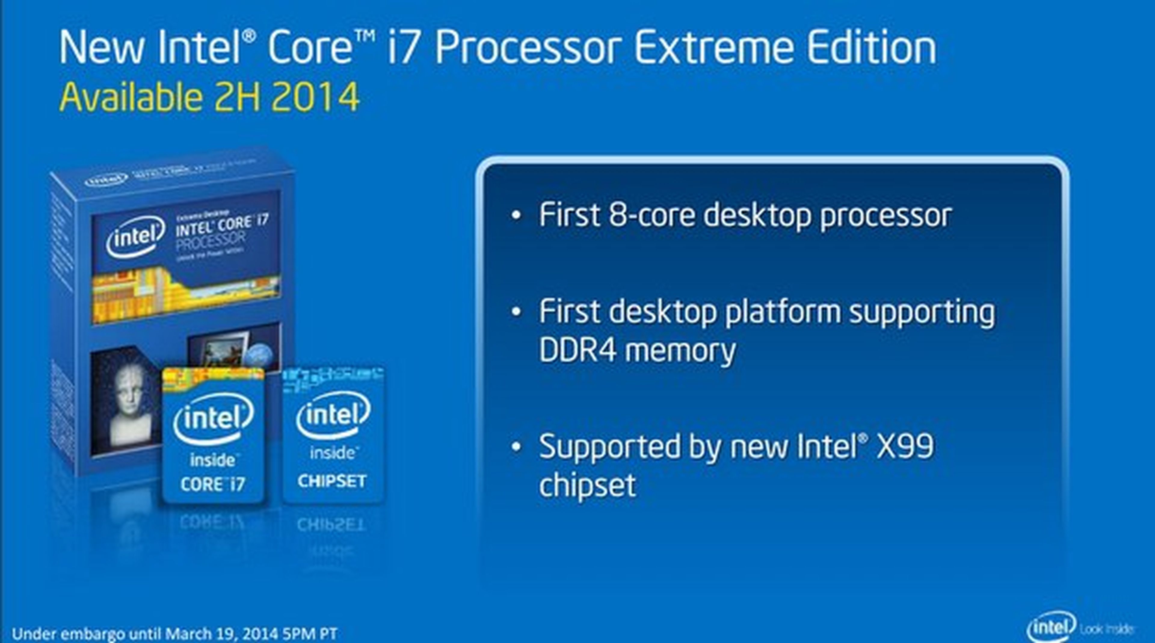 Nueva CPU de Intel con ocho núcleos