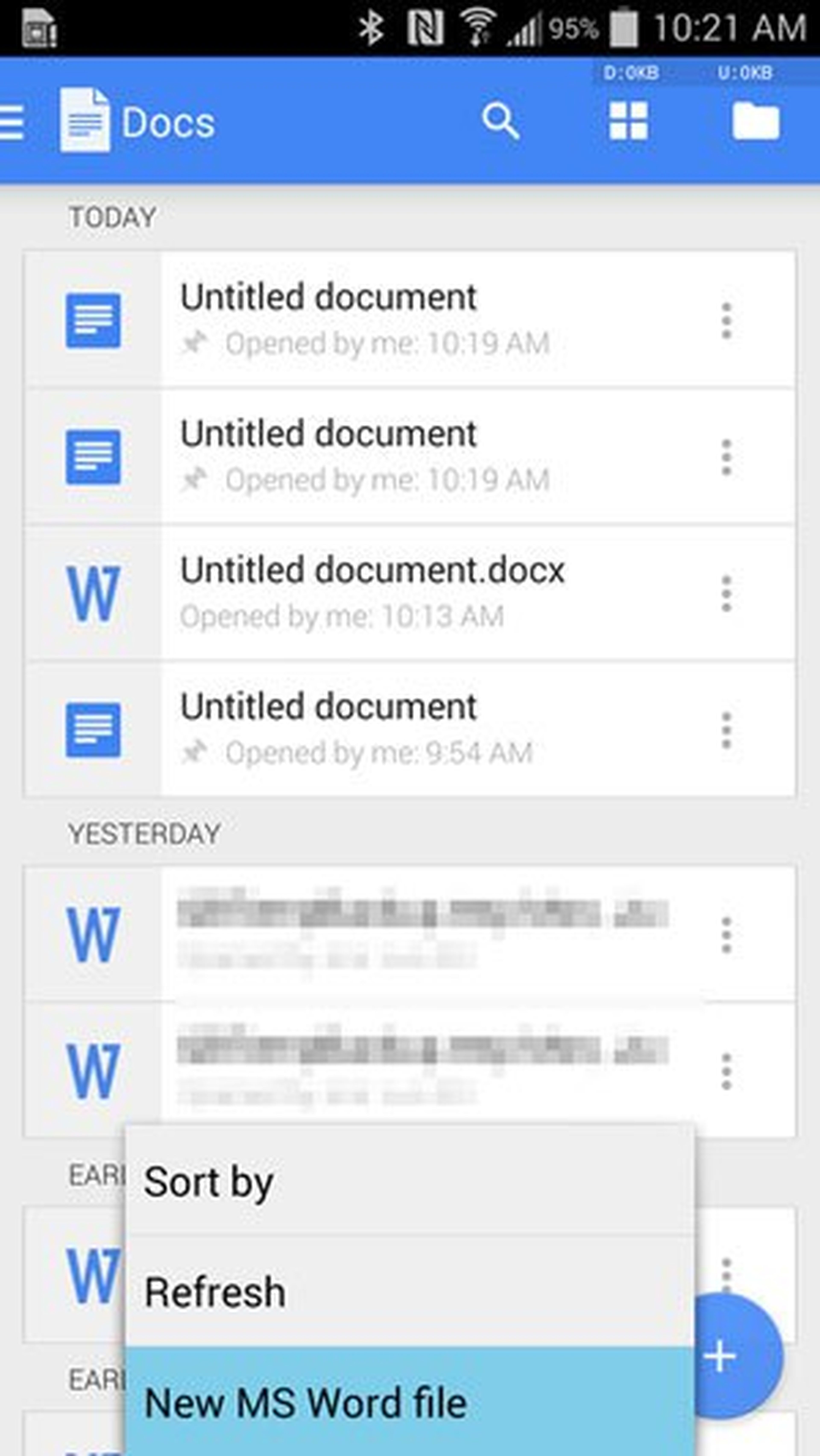 actualización google docs y sheets