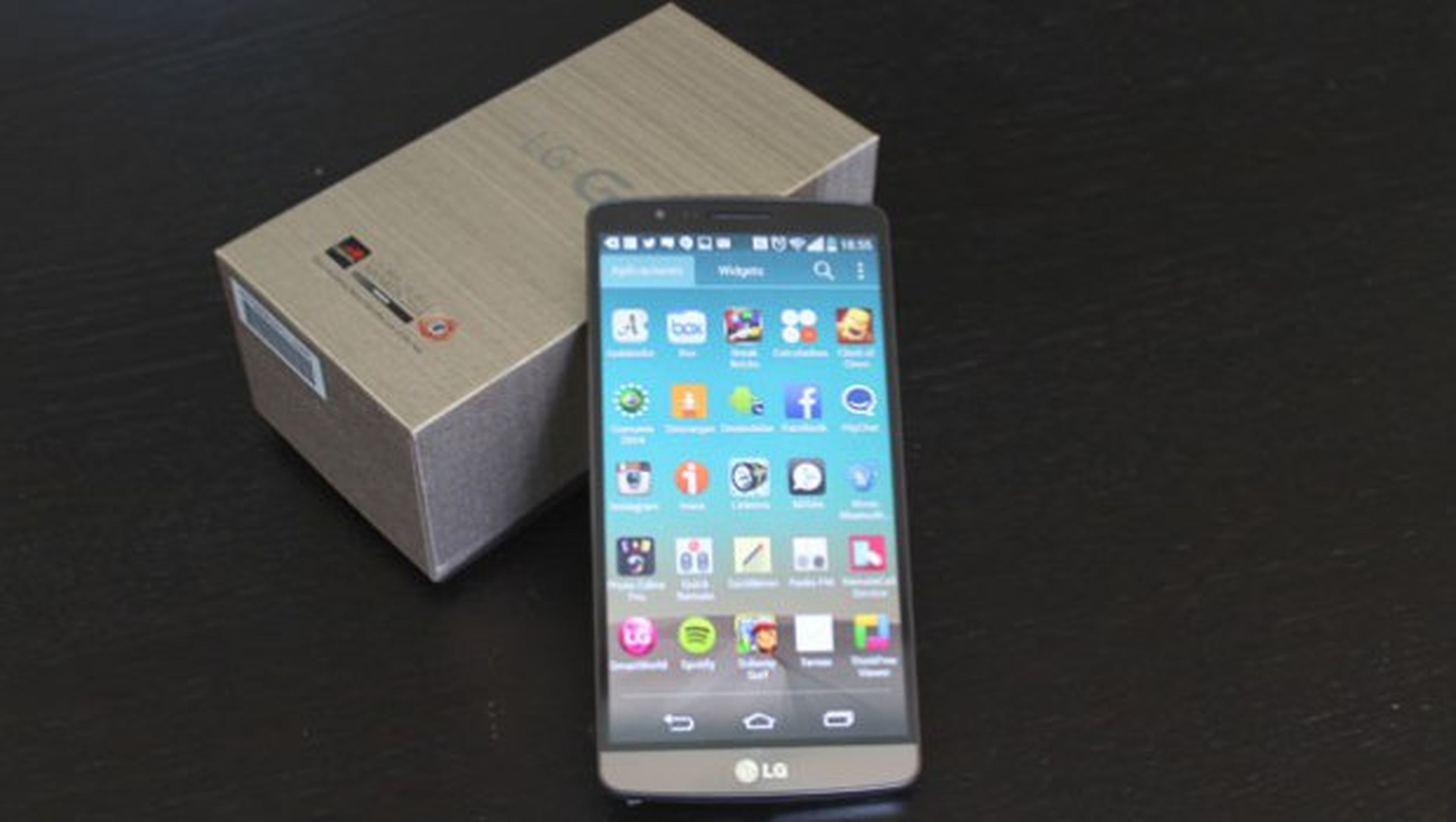 LG G3 con caja