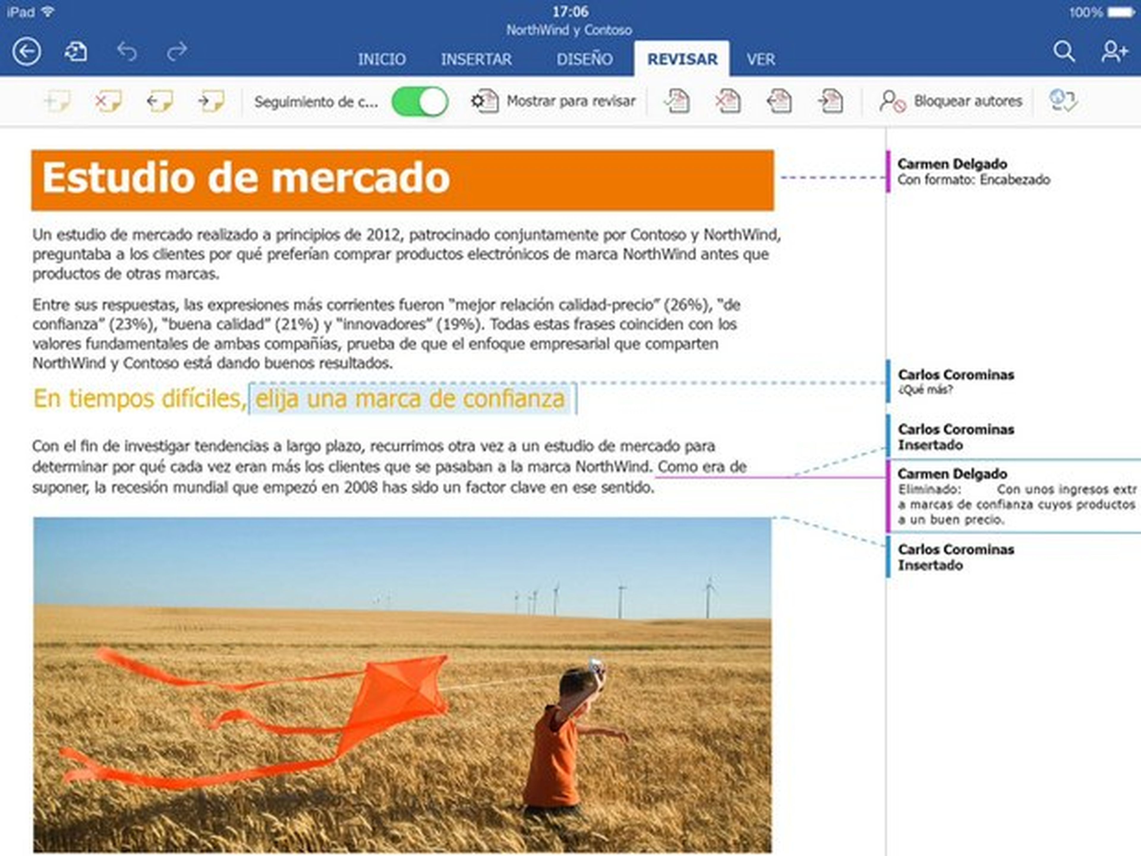 Office para tablets Android