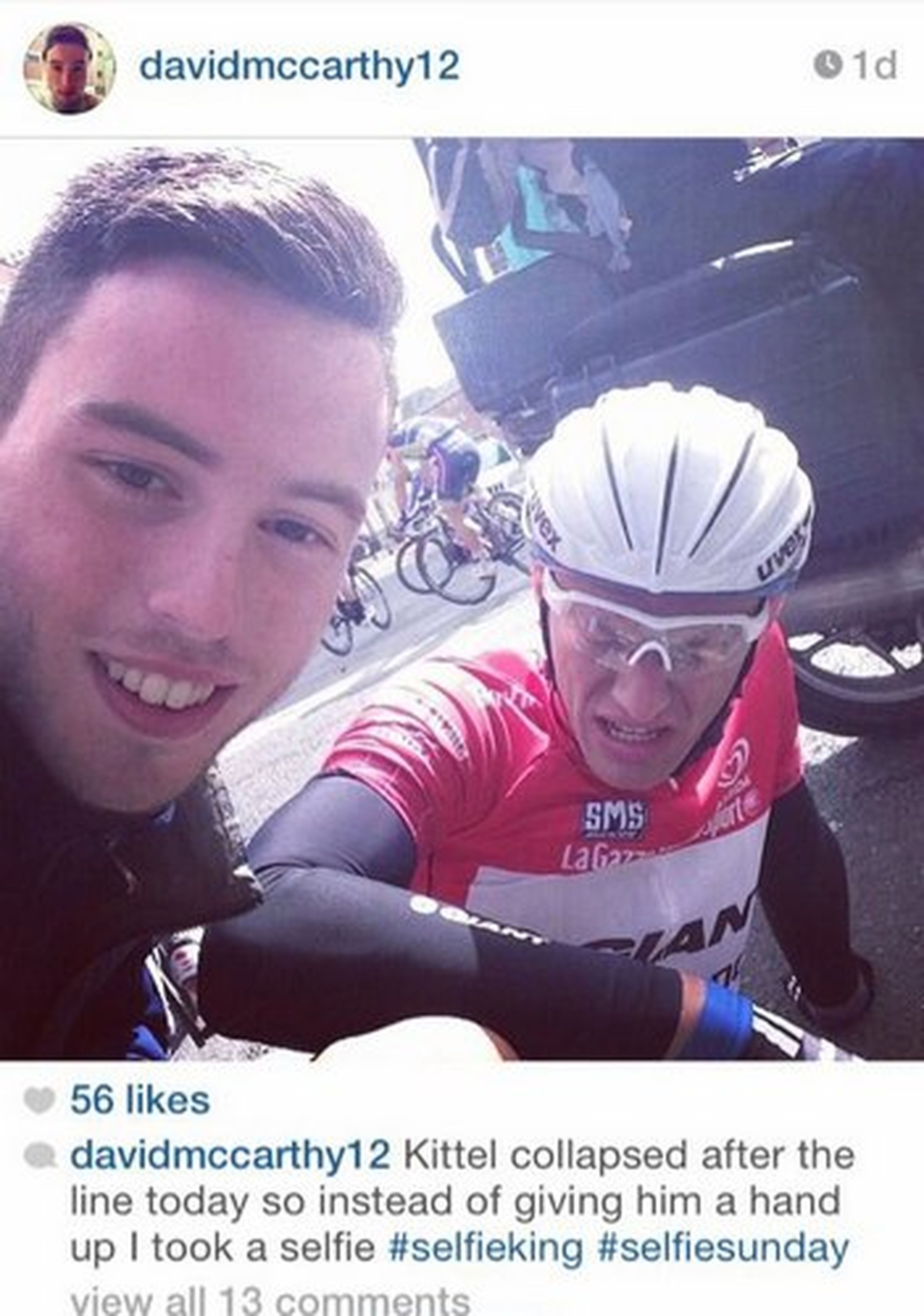 Selfies el terror de los ciclistas del Tour de Francia 2014