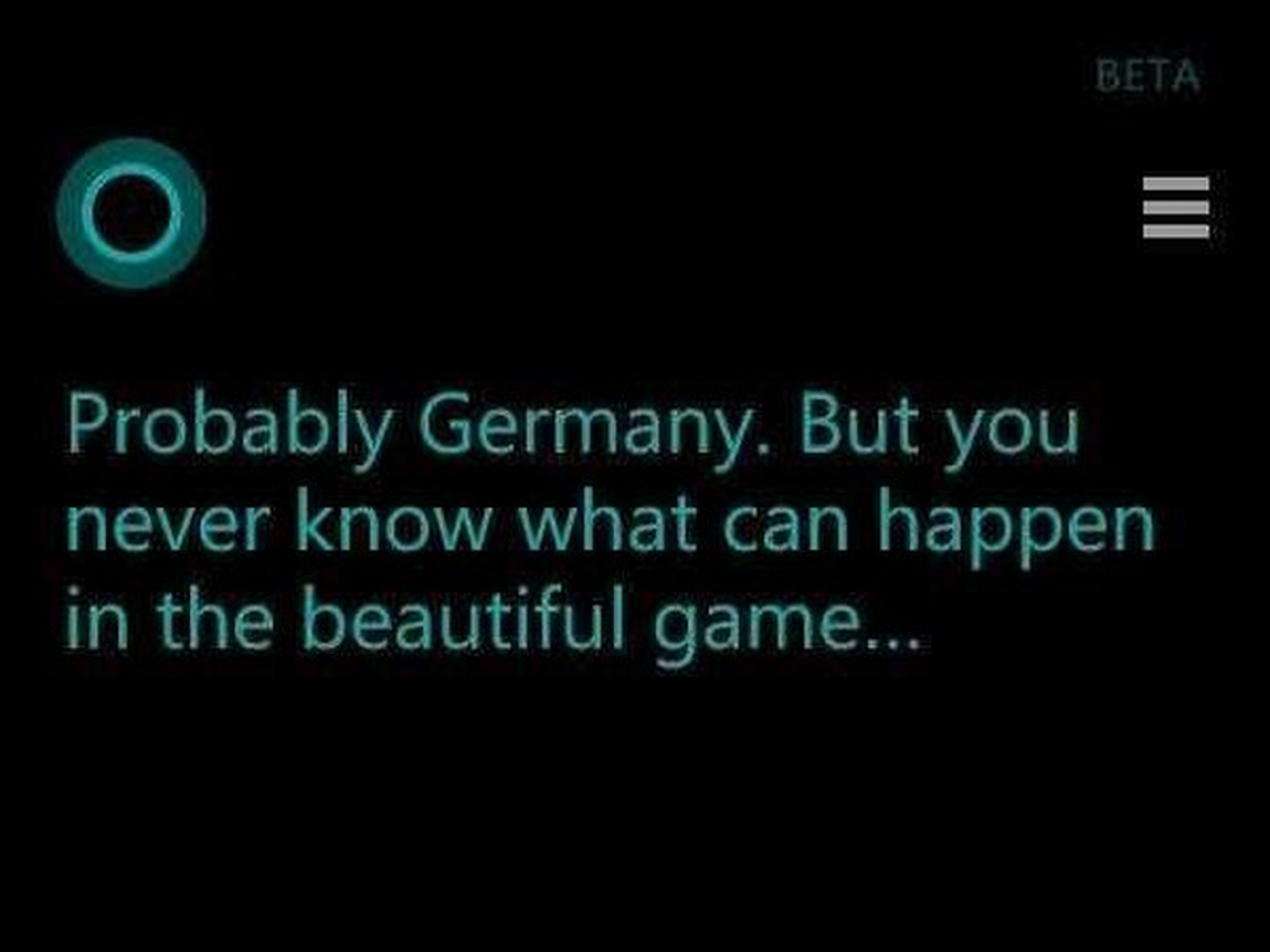 Cortana predice resultados del Mundial