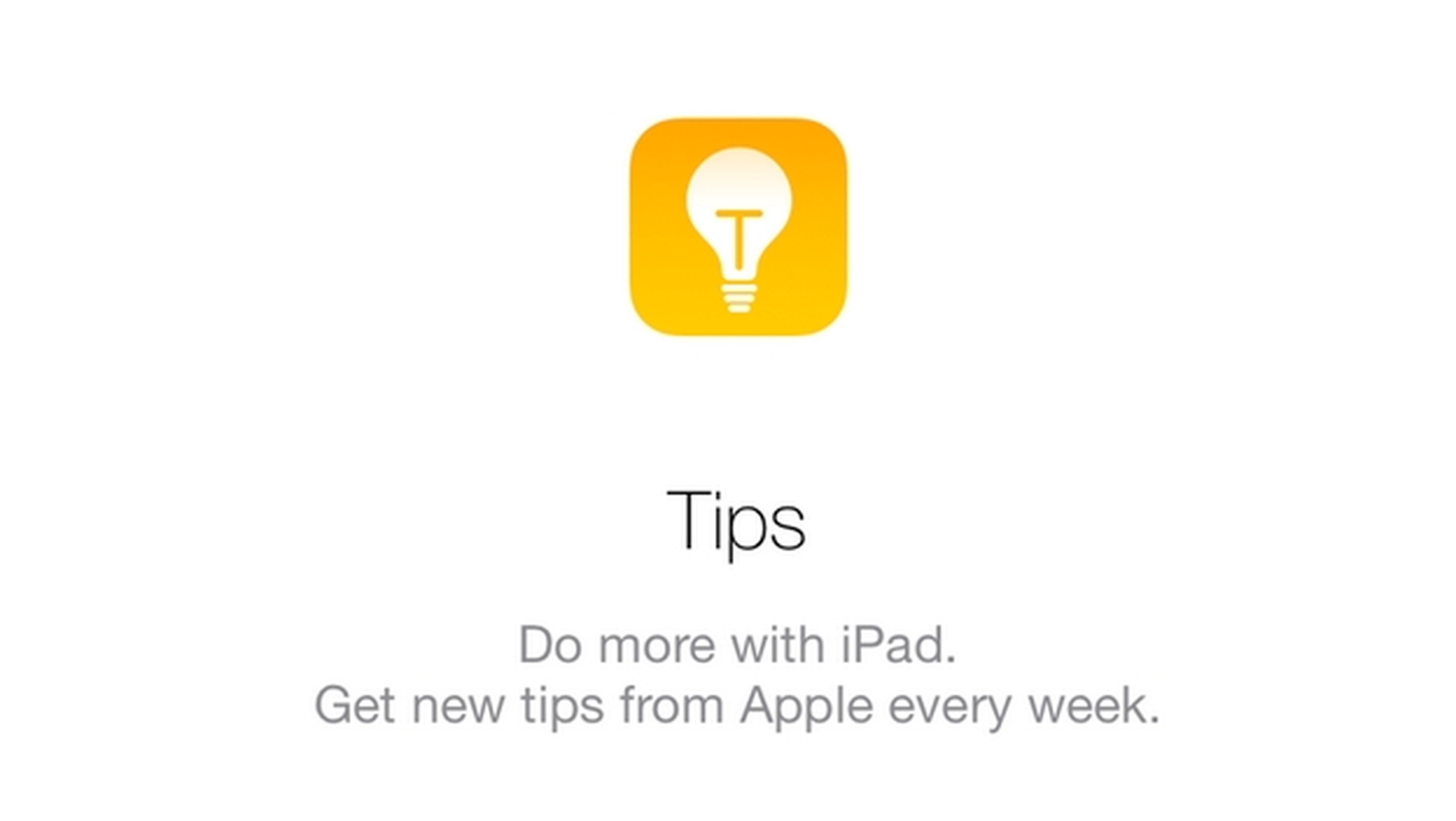 Tips, la nueva apps de Apple con trucos y pistas para iOS 8.