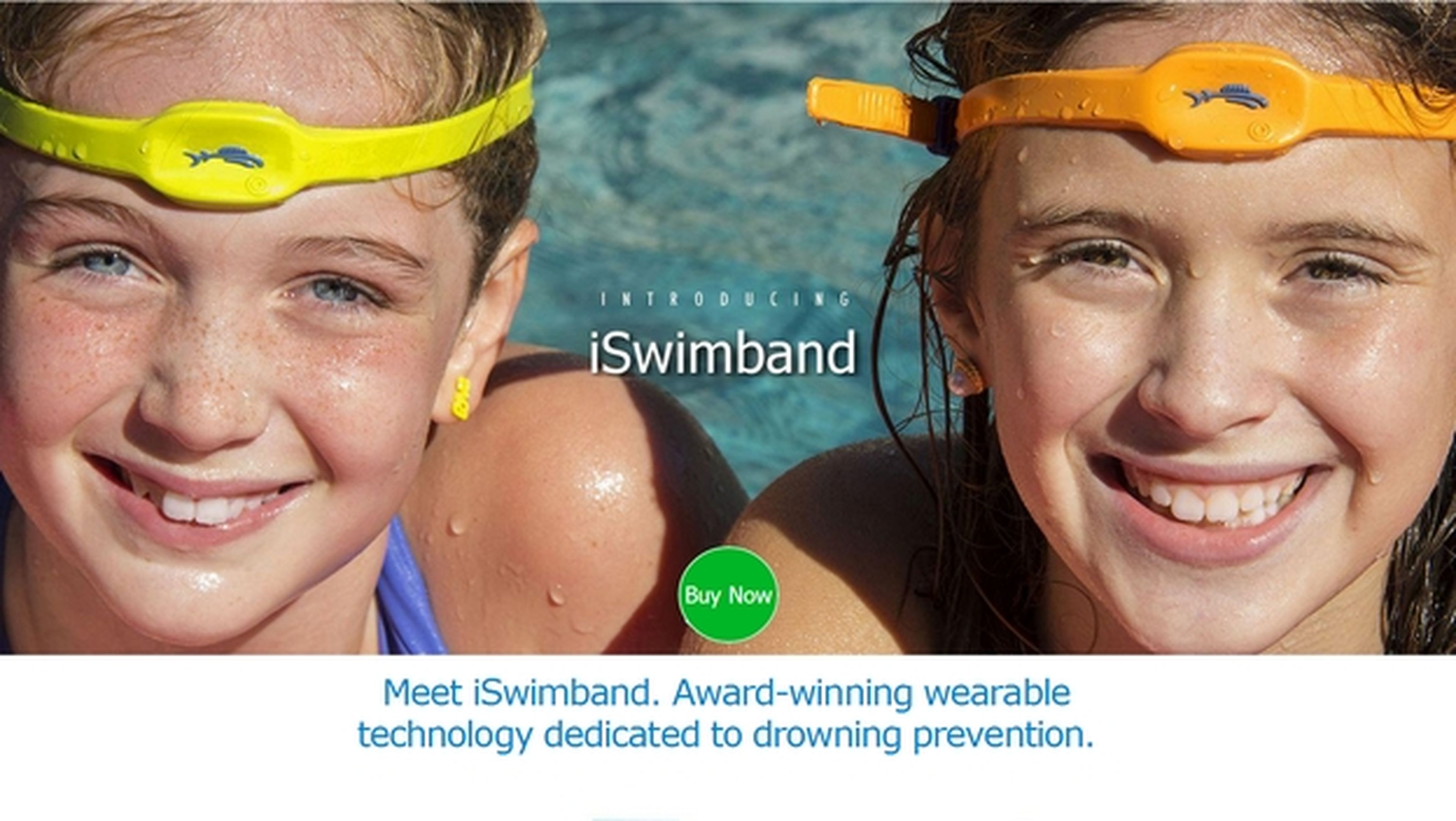 iSwimband, la pulsera wearable que te avisa si un niño se ahoga en el agua, en la piscina o la playa.