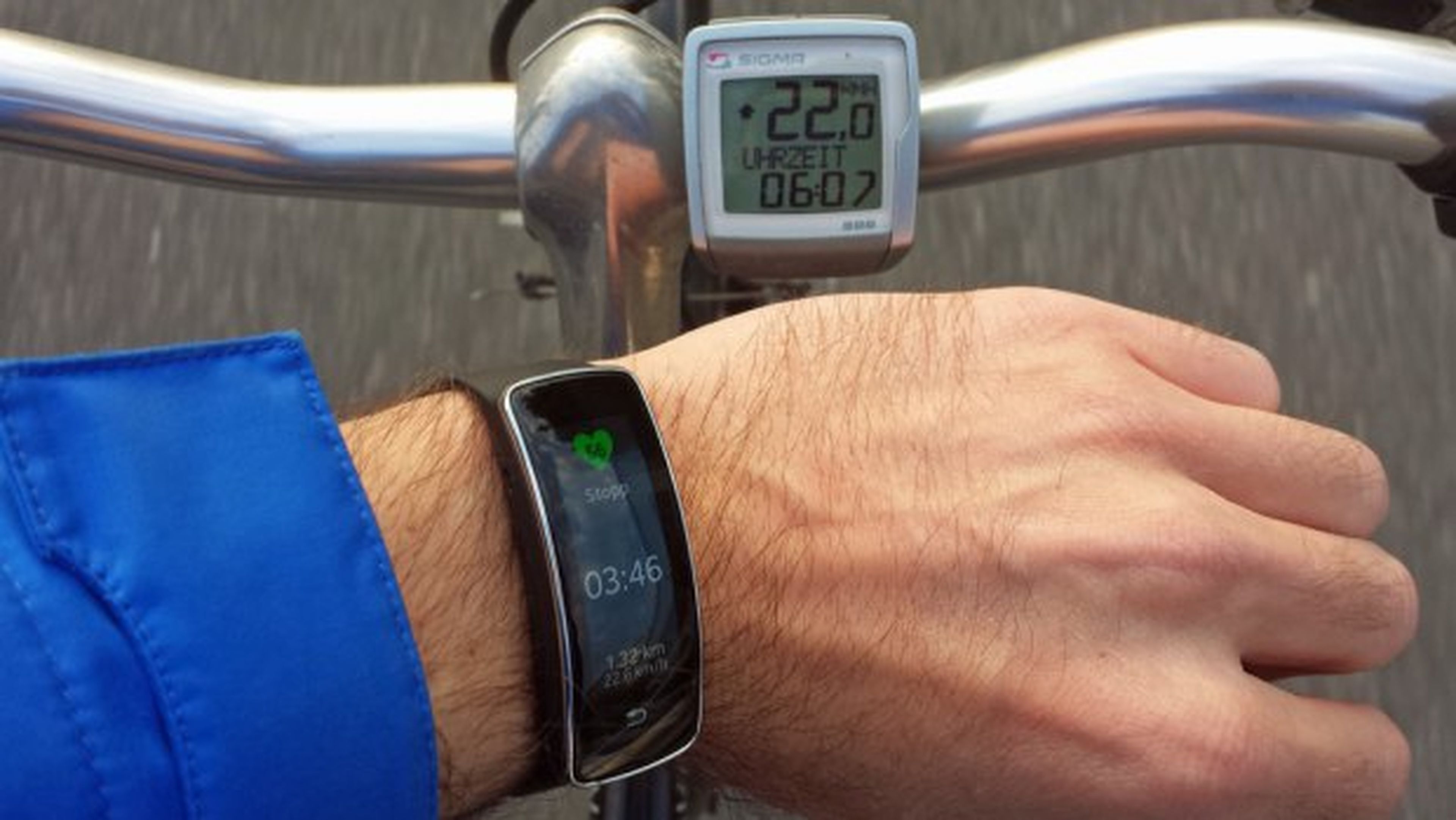pulsometro gear fit ciclismo
