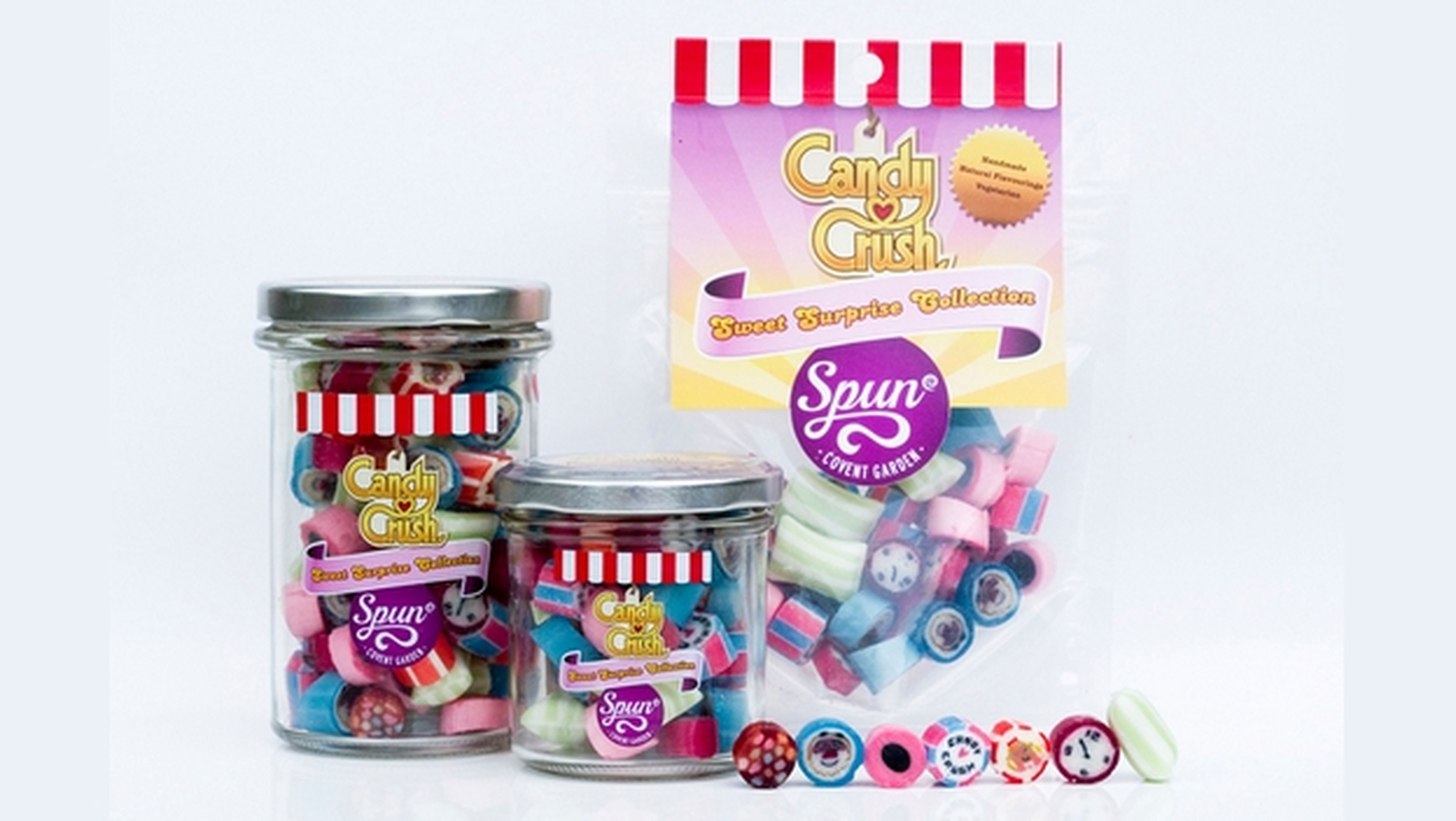 Spun Candy comercializa caramelos reales basados en los que aparecen en Candy Crash Saga.