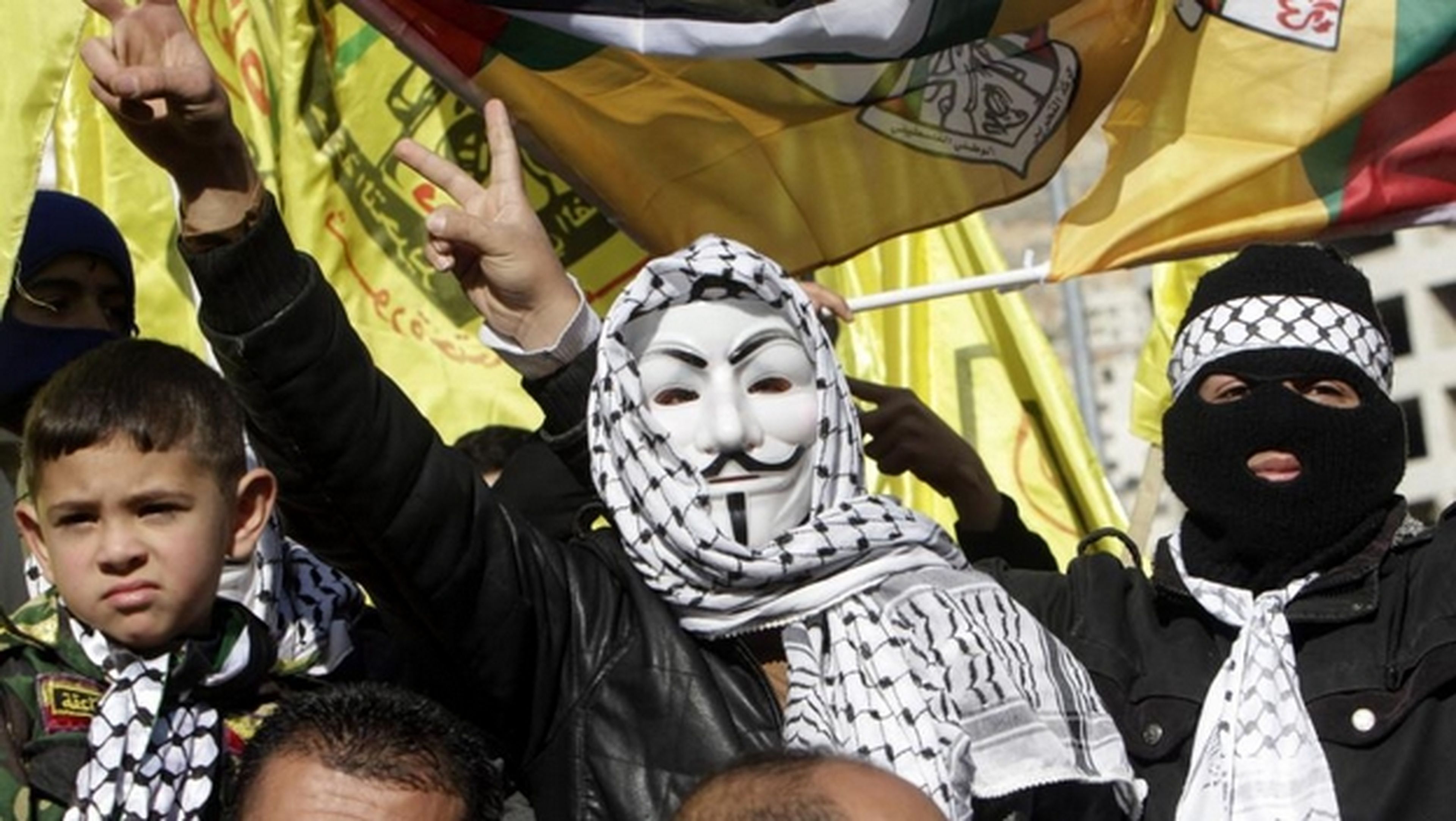 Anonymous declara la guerra a Israel por sus ataques a Gaza. La web del Mosad, caída.