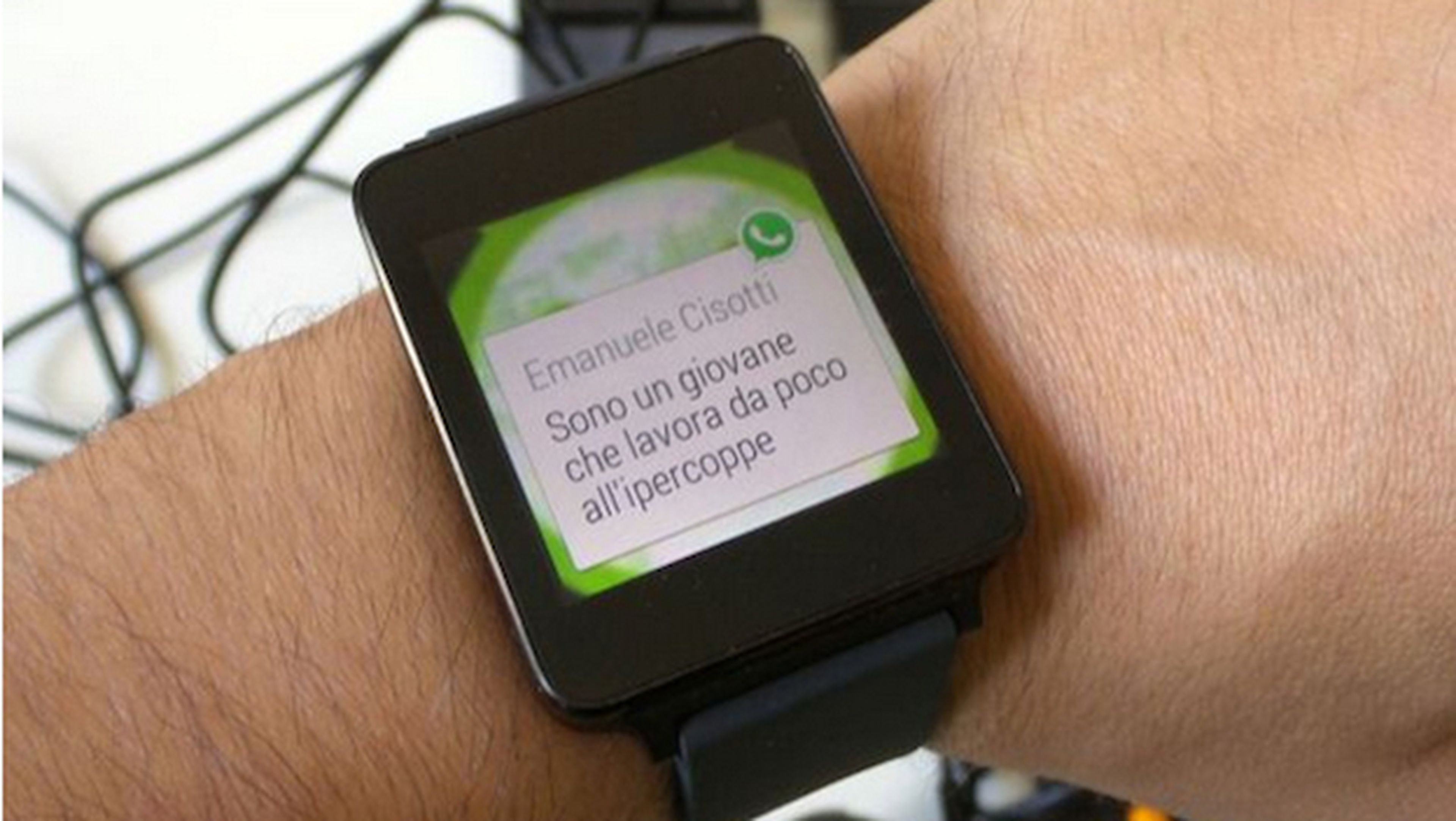 Así es WhatsApp para smartwatches con Android Wear