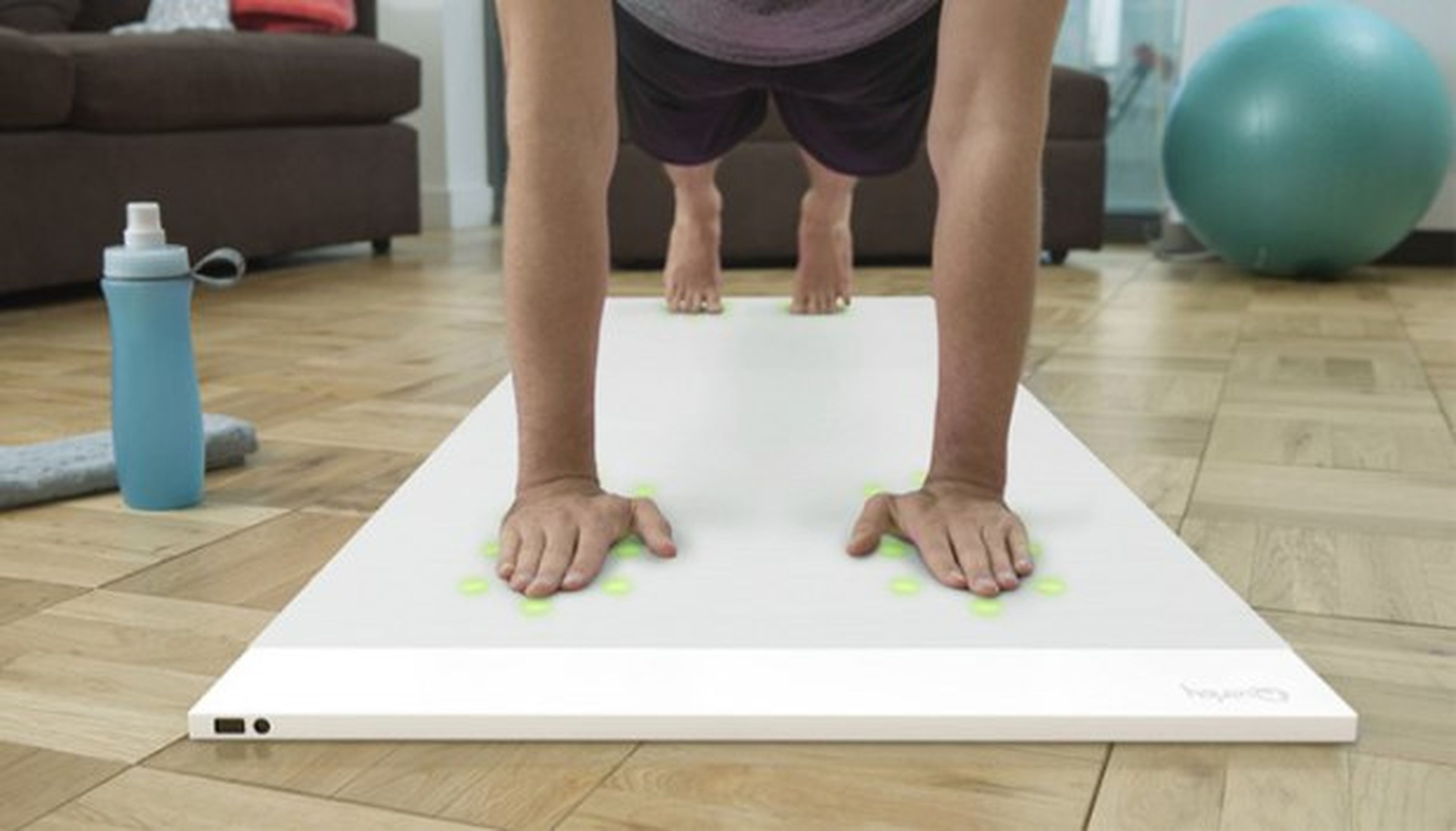 Colchoneta de yoga "smart" mide tu distribución del peso