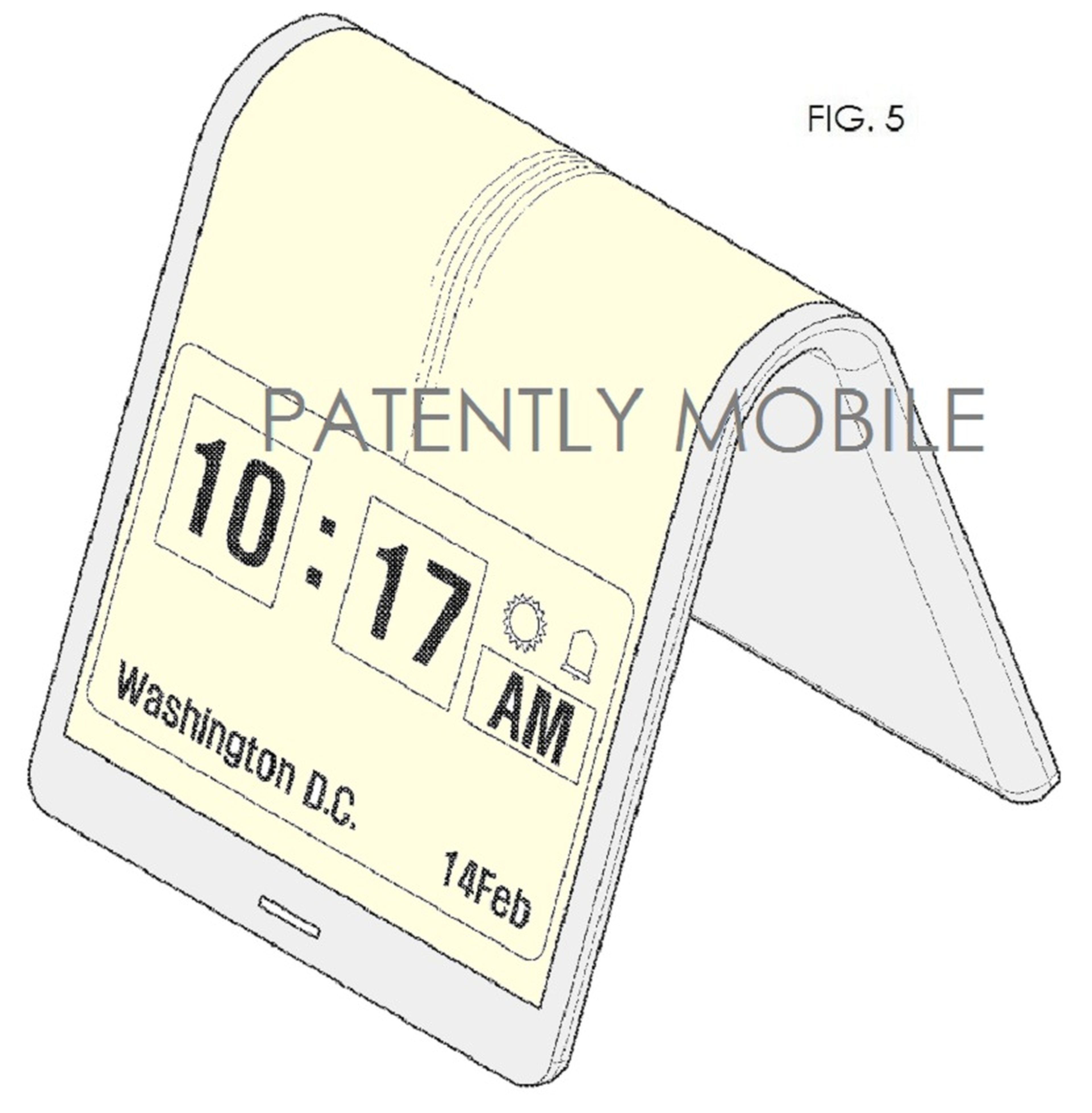 Patente pantalla Flexible