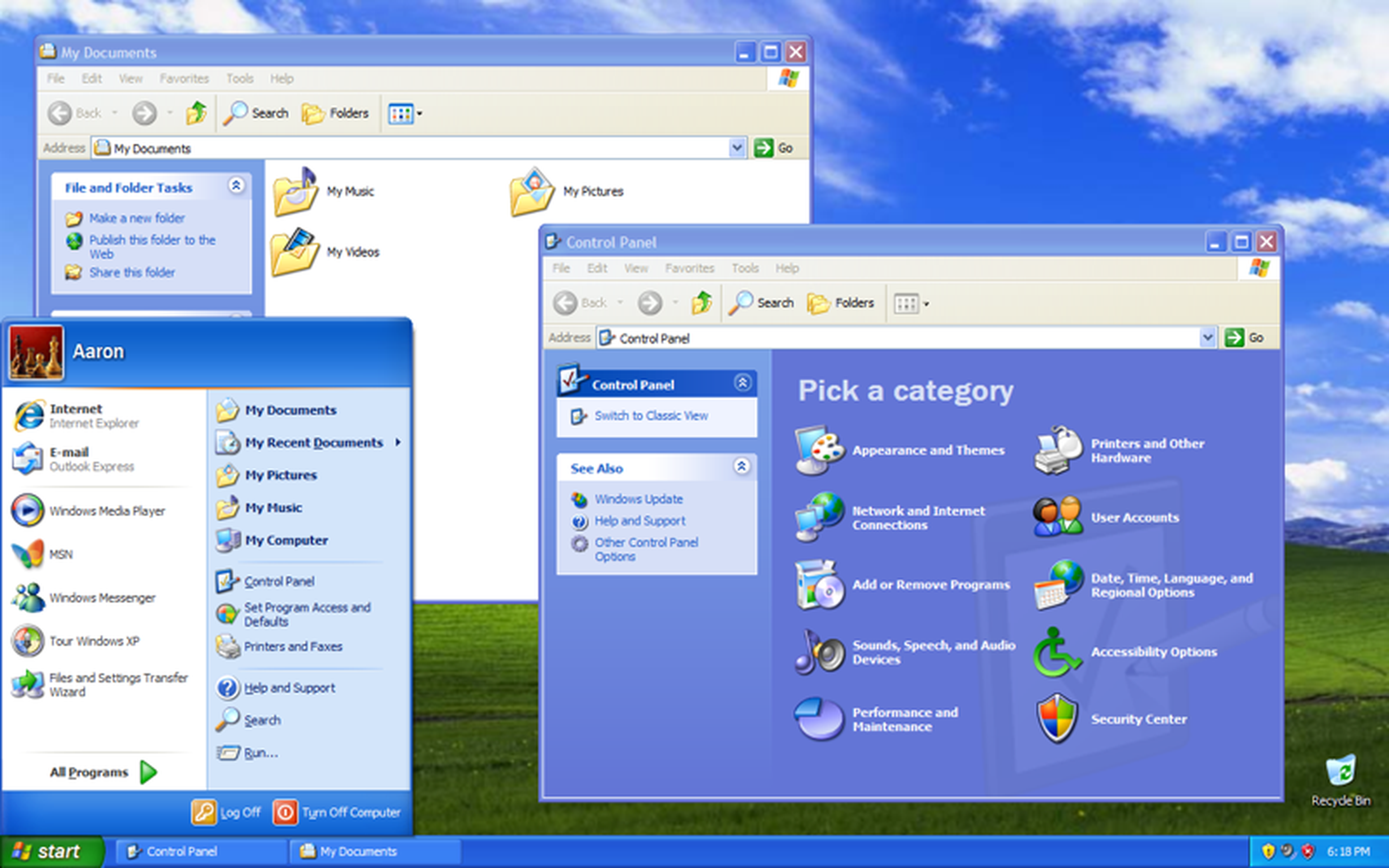 Windows XP mantener