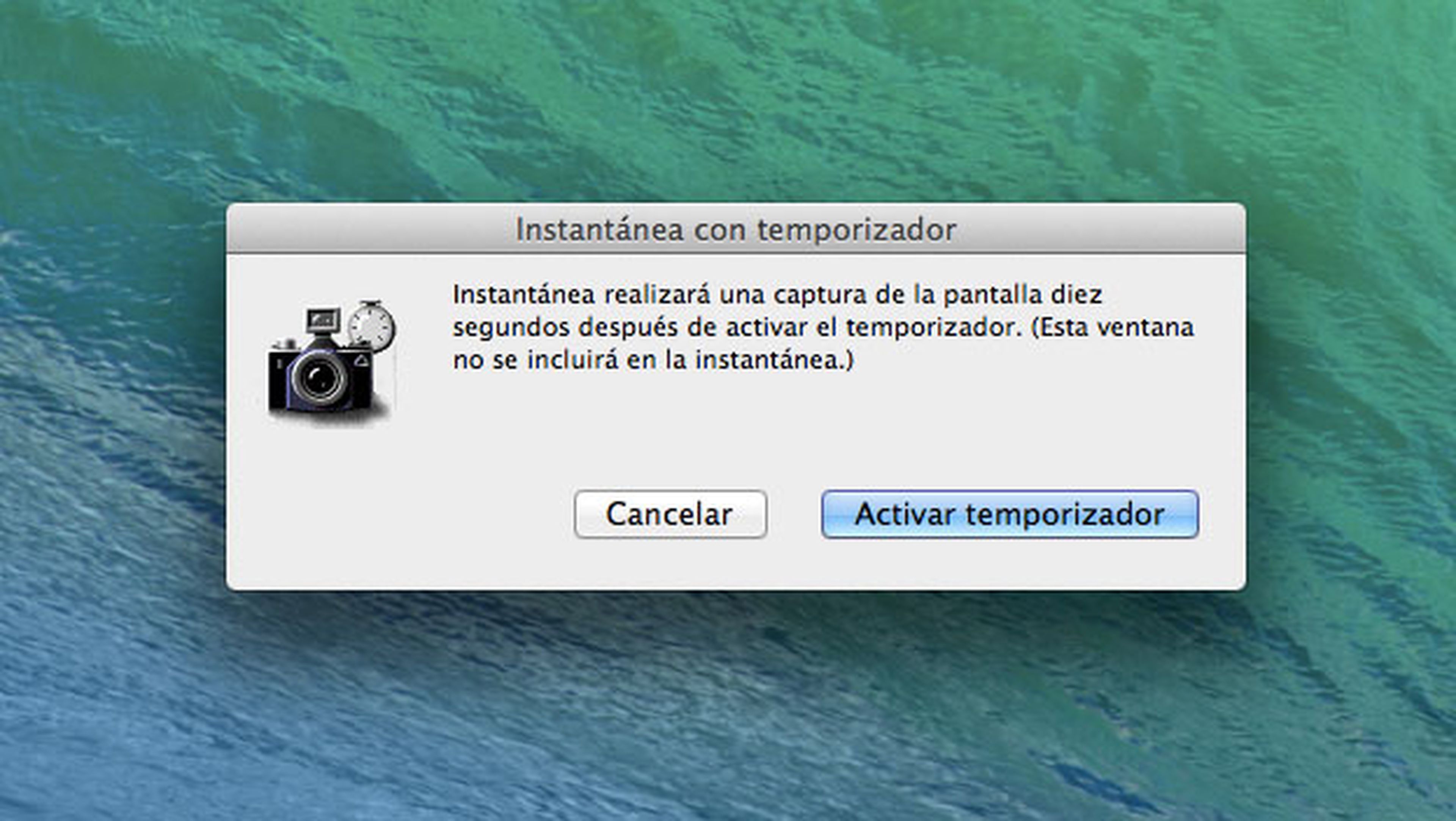 Captura de pantalla en Mac