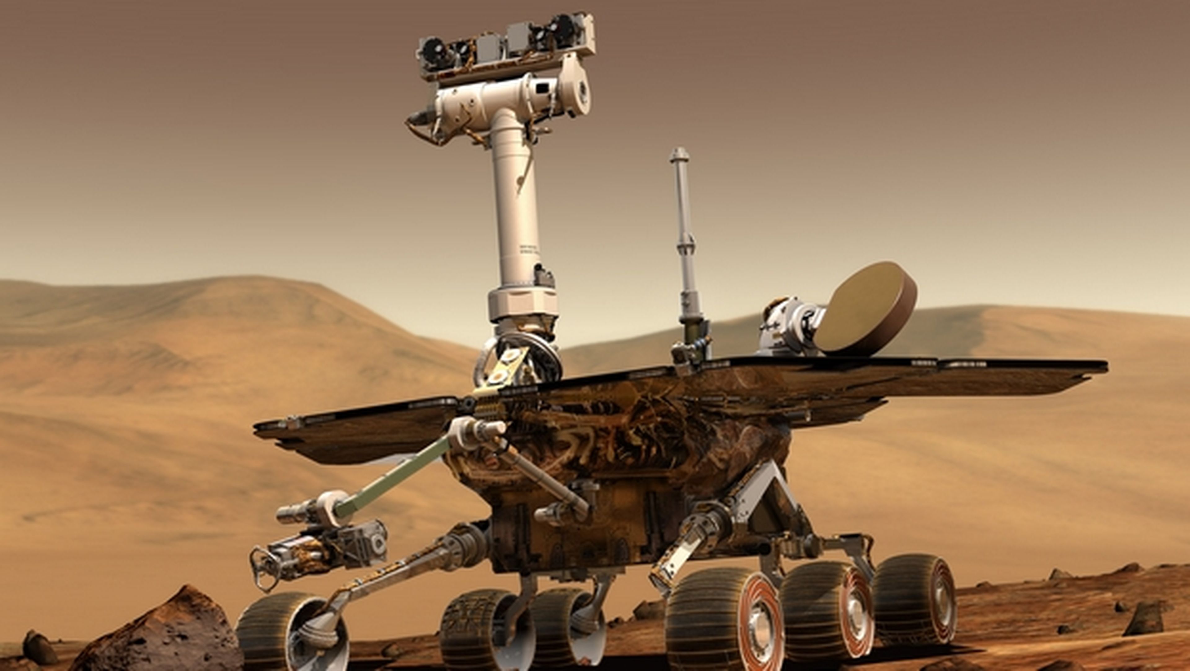 Formatean la memoria Flash de 256 MB del robot Rover, el Oportunity... a 200 millones de Km en Marte.