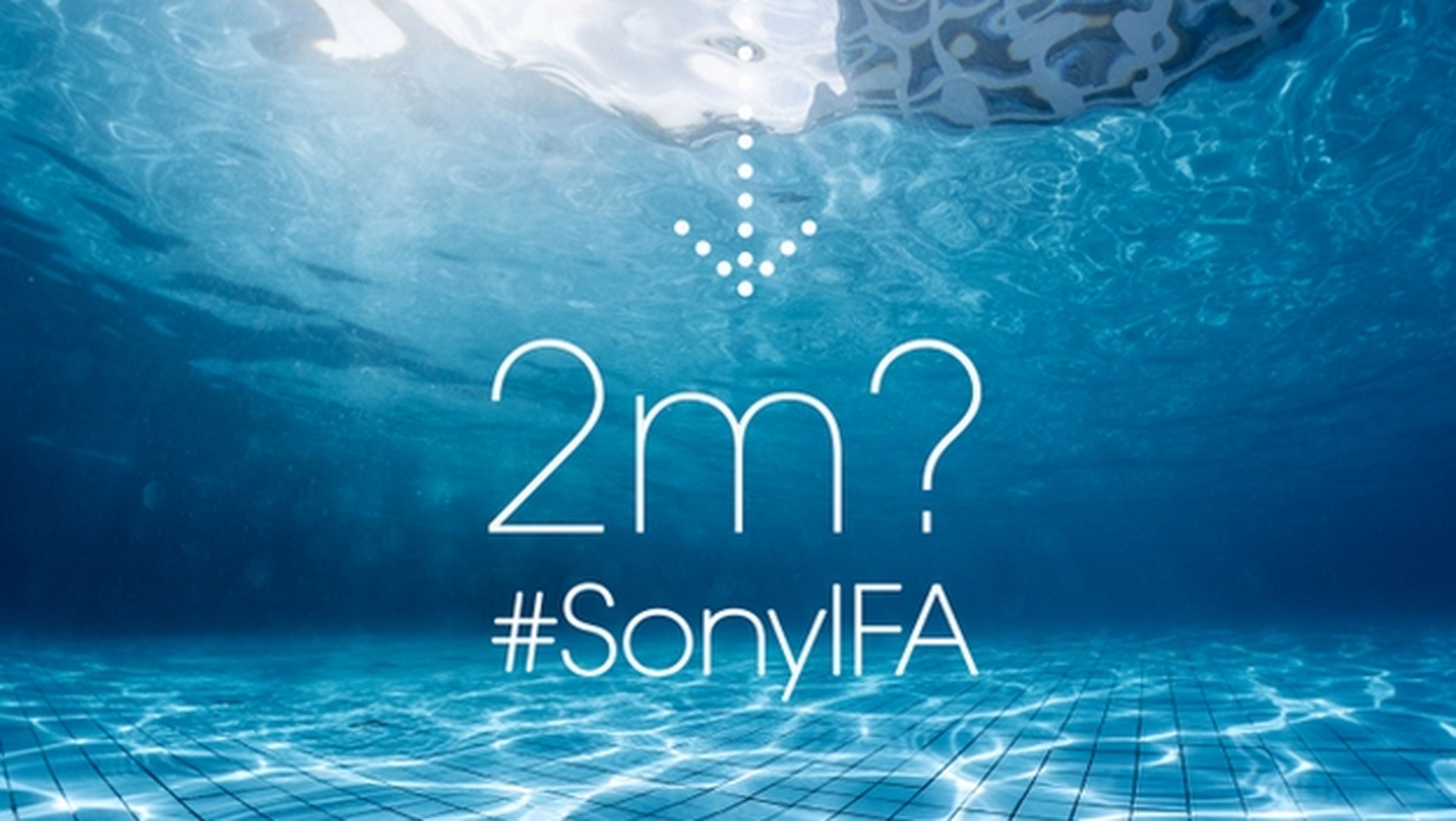 Sony en IFA 2014: Sony Xperia Z3 podría ser sumergible a más de 2 metros.