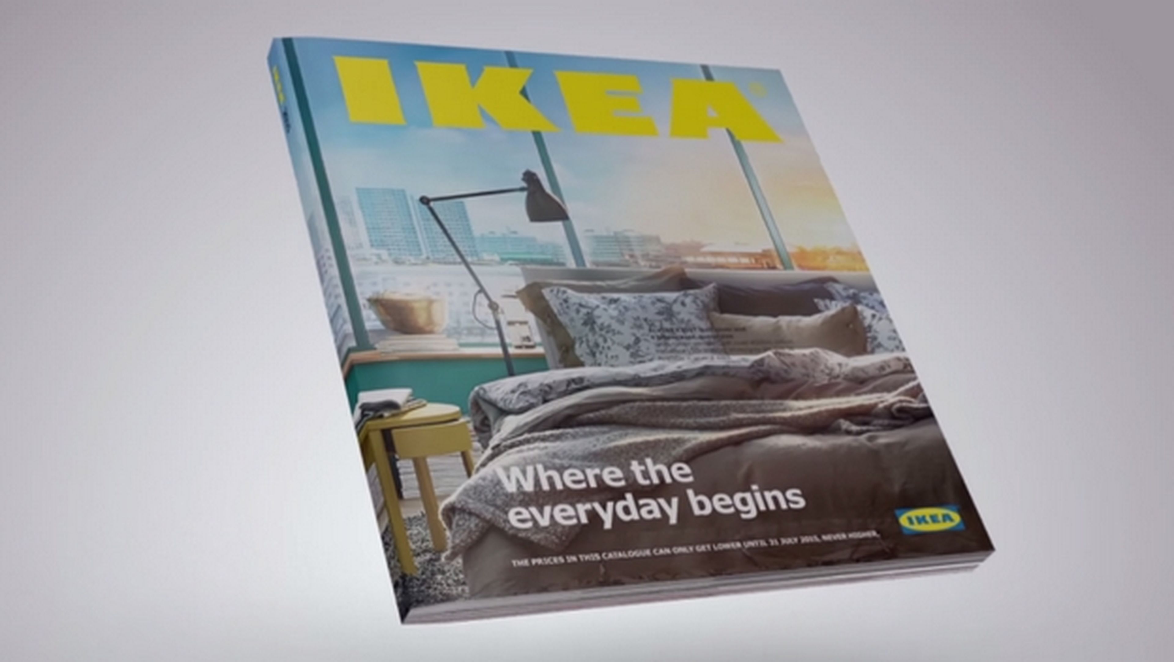 IKEA bromea con el iPad de Apple en su anuncio del catálogo de IKEA 2015.