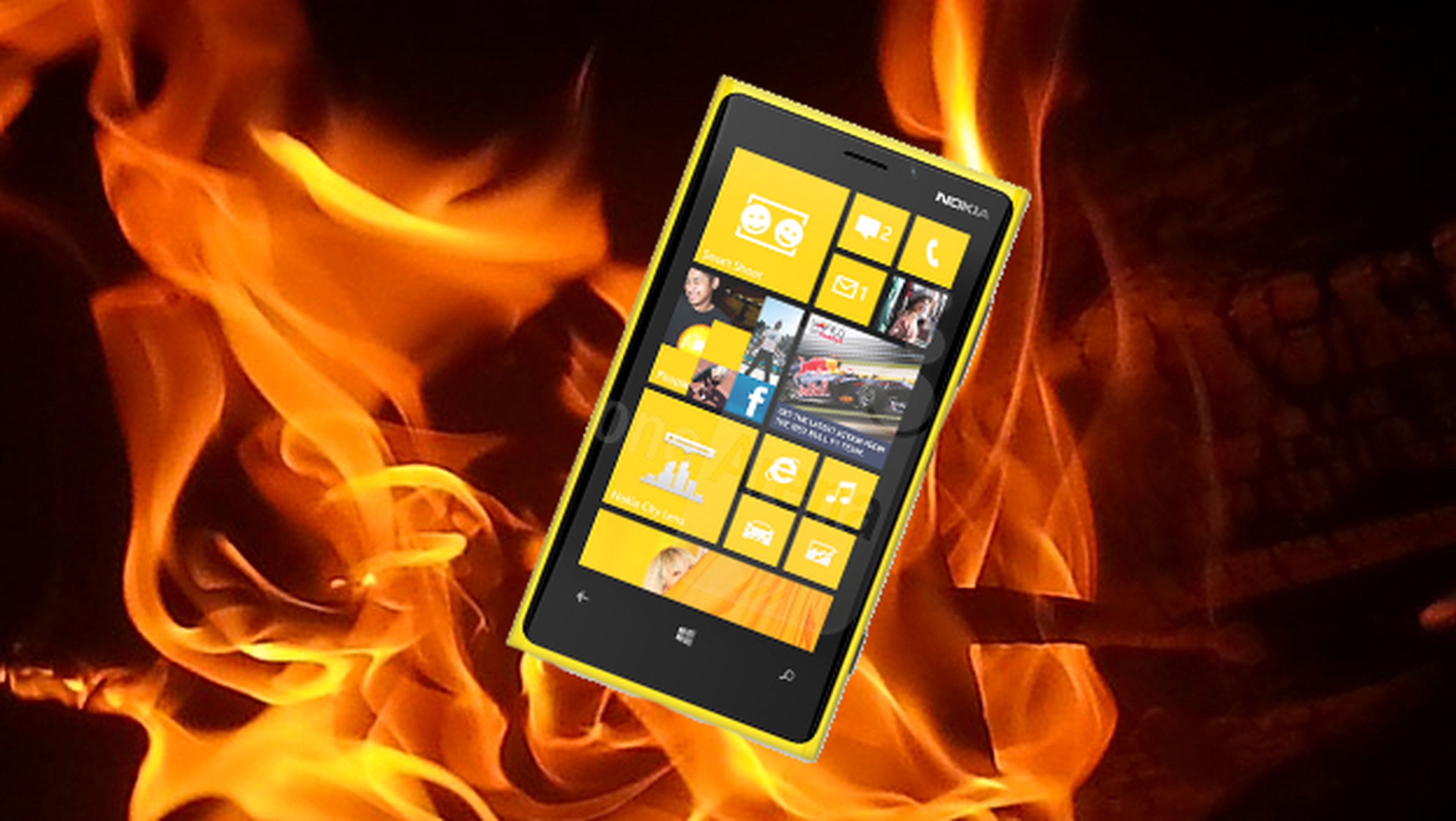 Nokia Lumia 920 arde