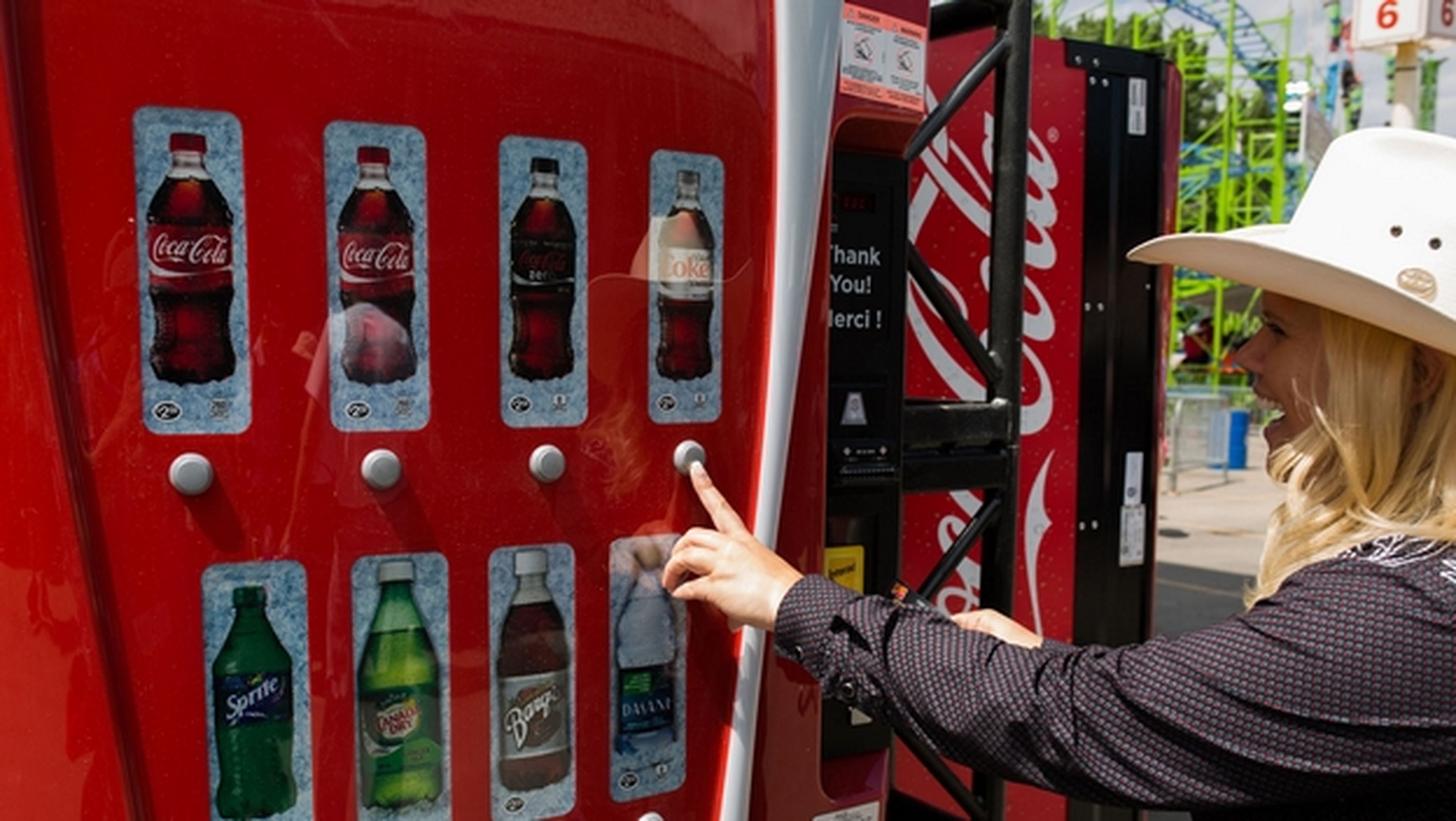 Coca-Cola añade WiFi gratis a sus máquinas expendedoras de bebidas.