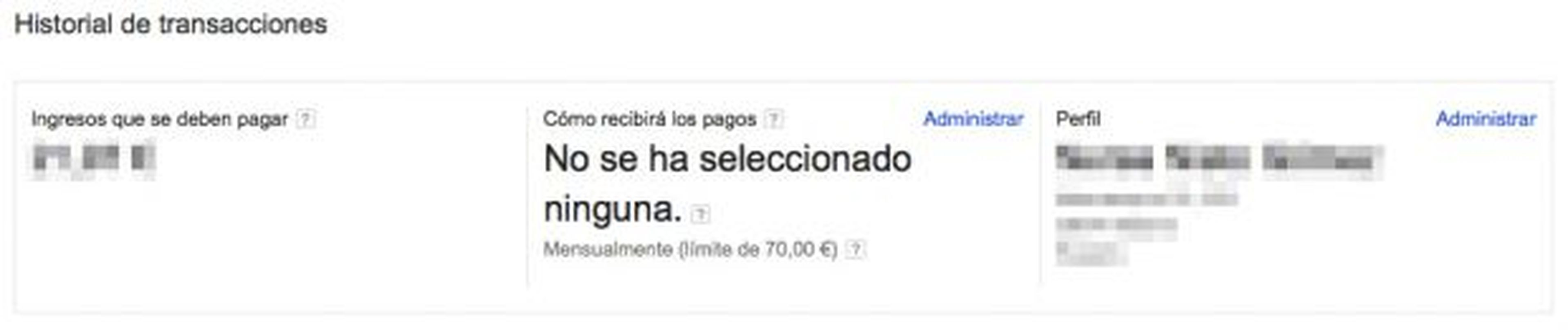 Pagos en Google AdSense