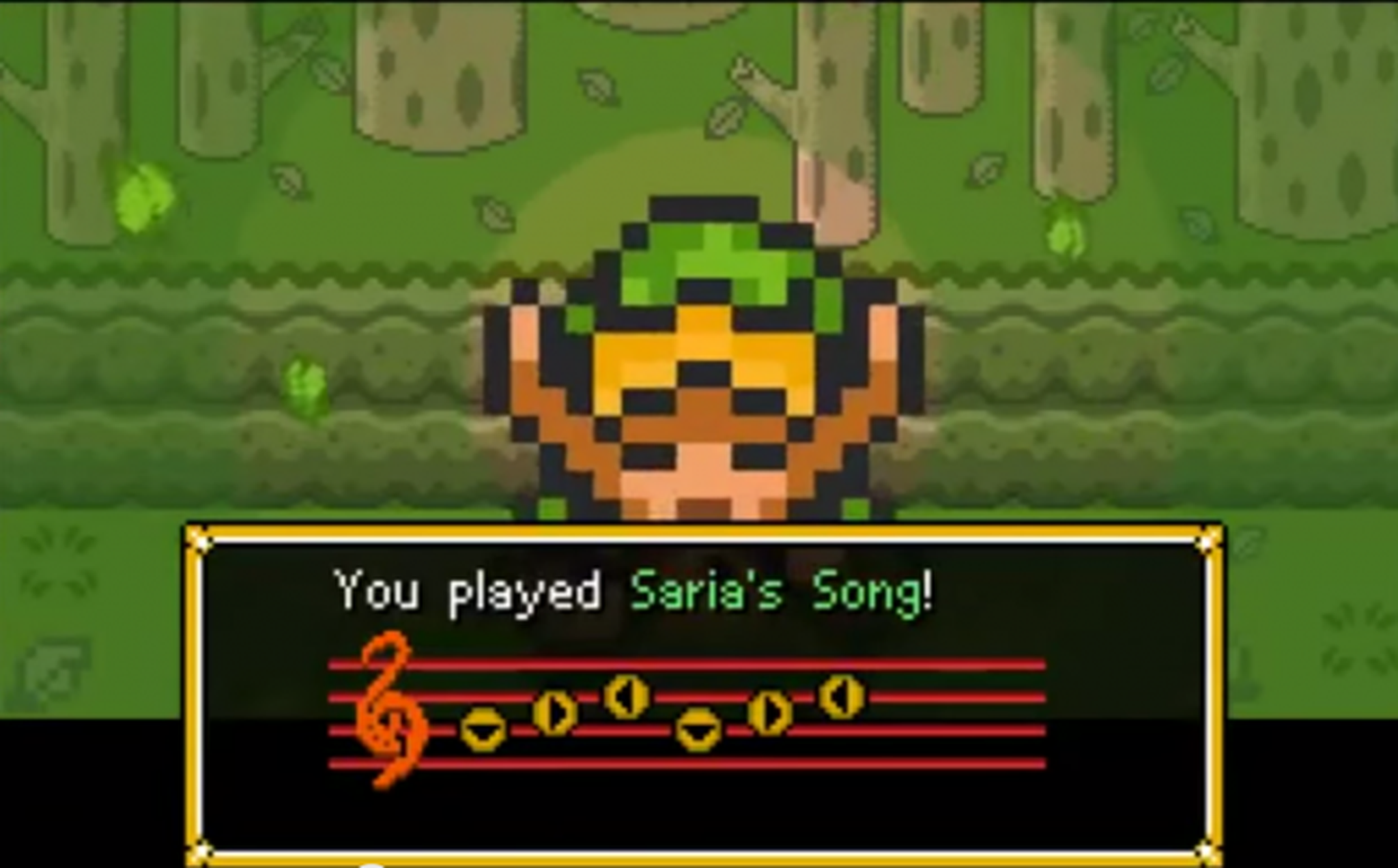 Fans rediseñan el "Ocarina of Time" como un juego 2D