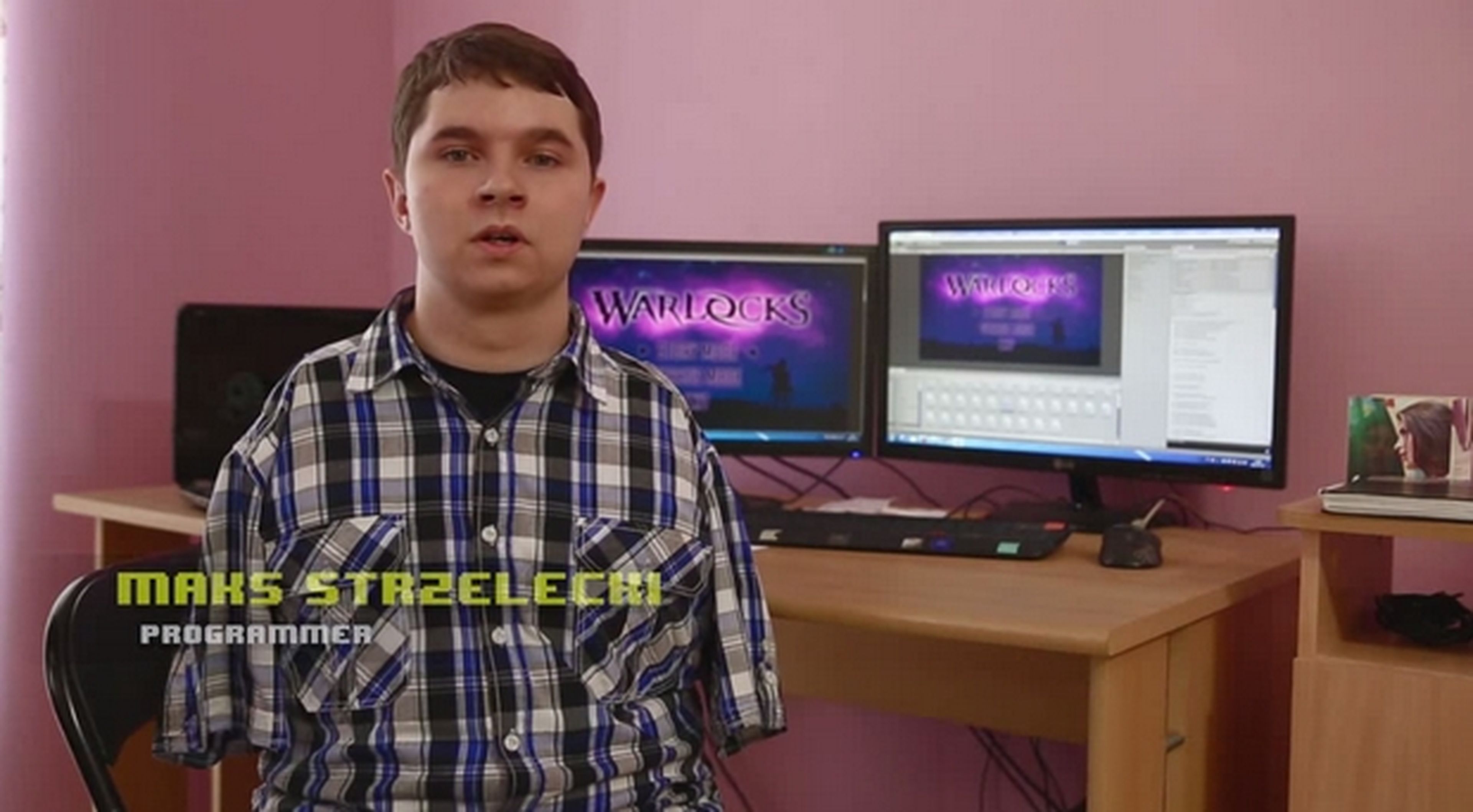 Max Strzelecki, el desarrollador de Warlocks que programa con los pies