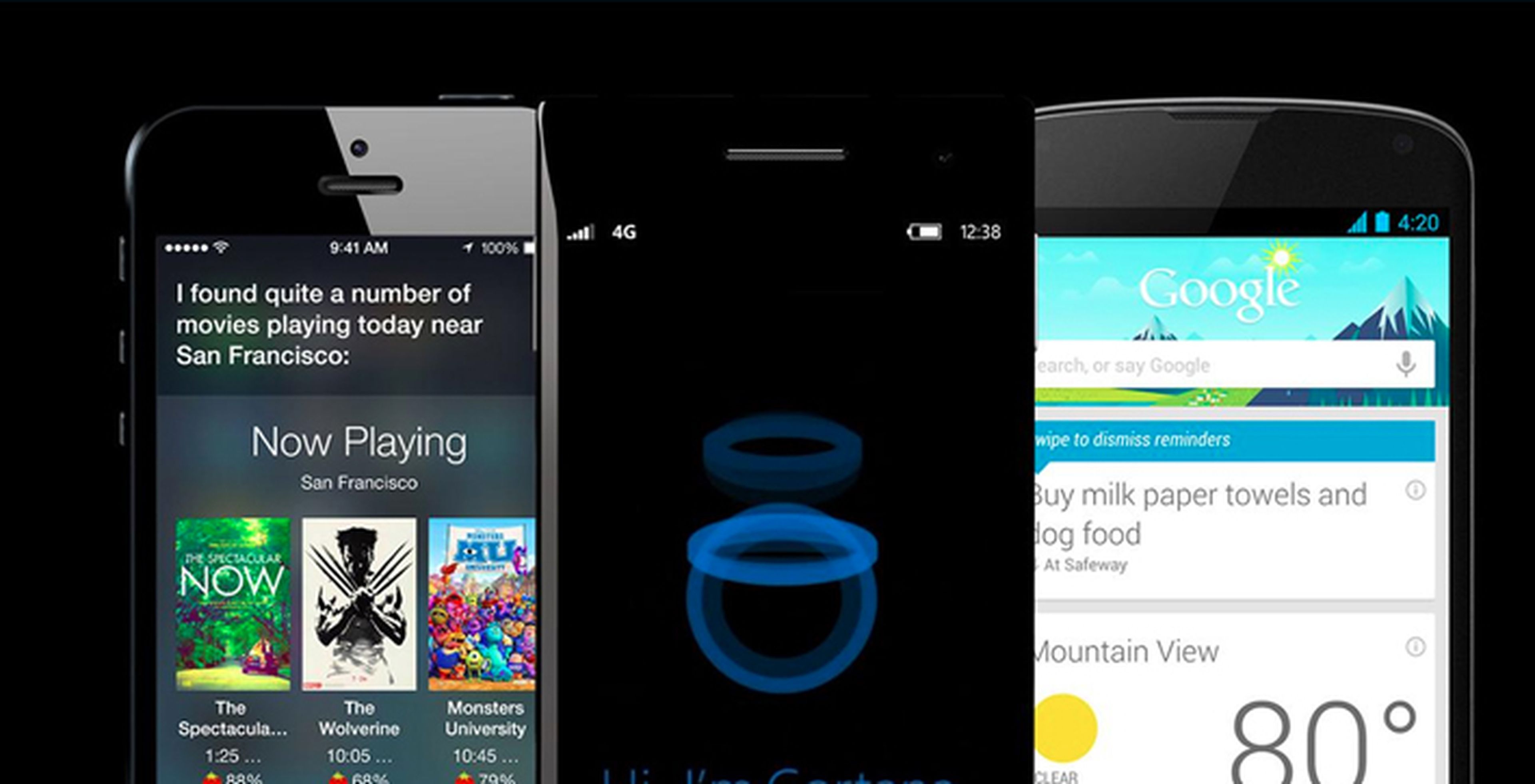 Google Now gana a Siri y Cortana