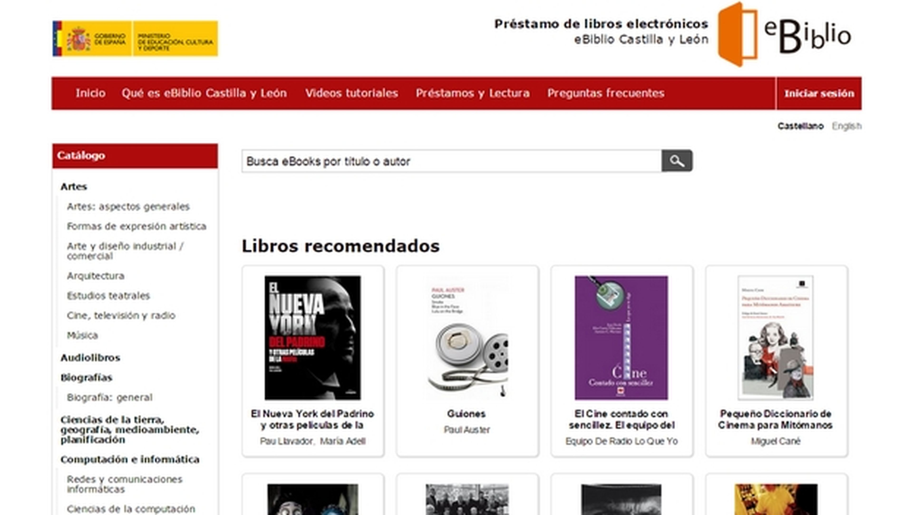 eBiblio, préstamo de ebooks