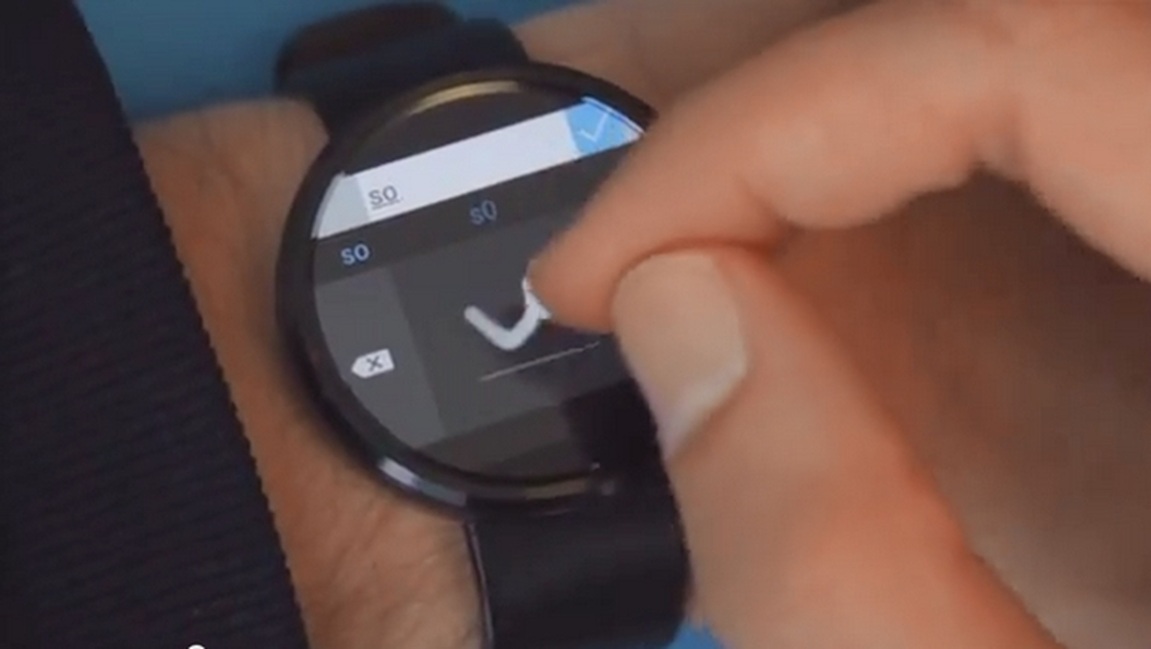 Microsoft crea un teclado analógico... para relojes Android Wear.