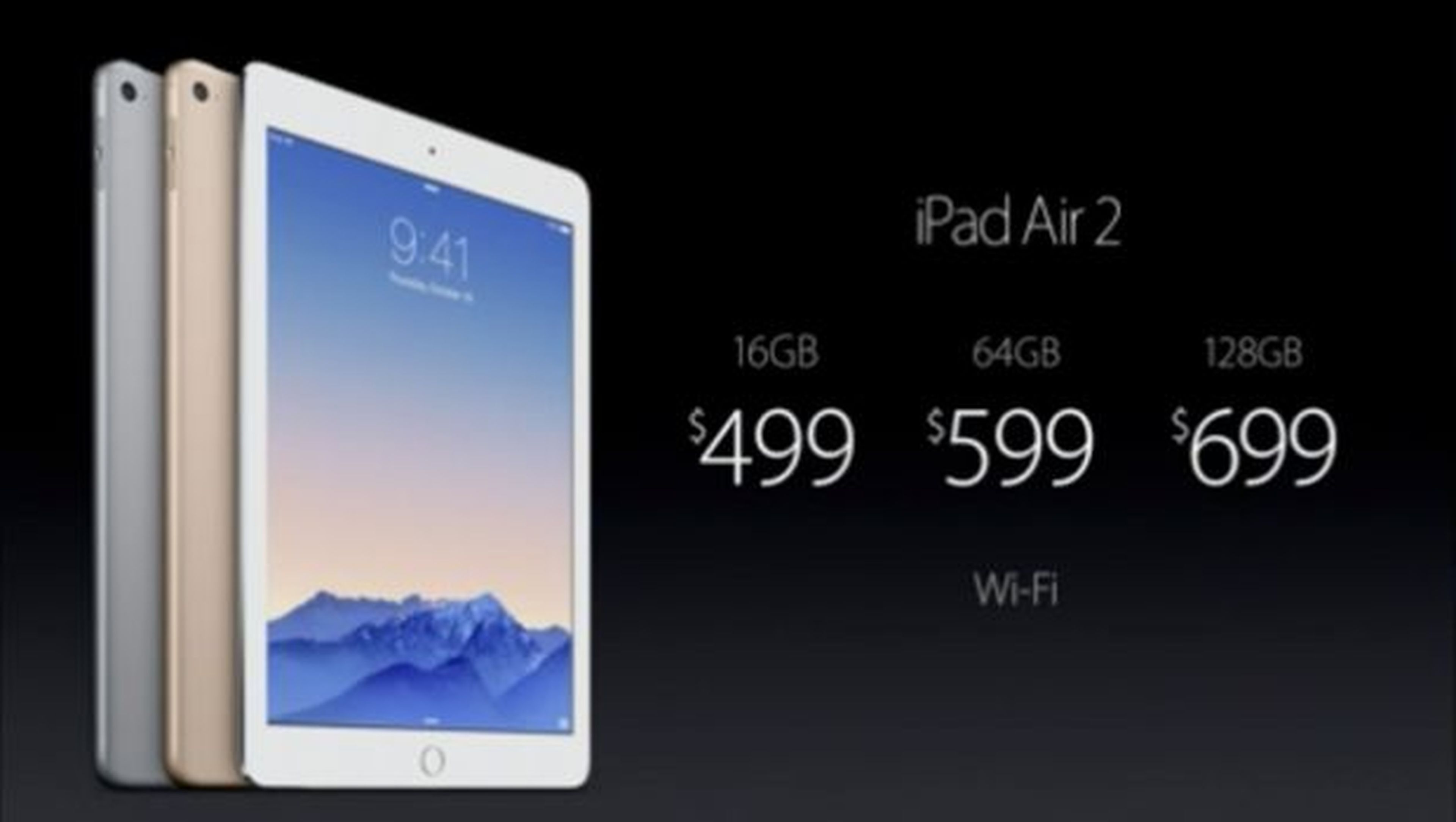 iPad Air 2 Precio