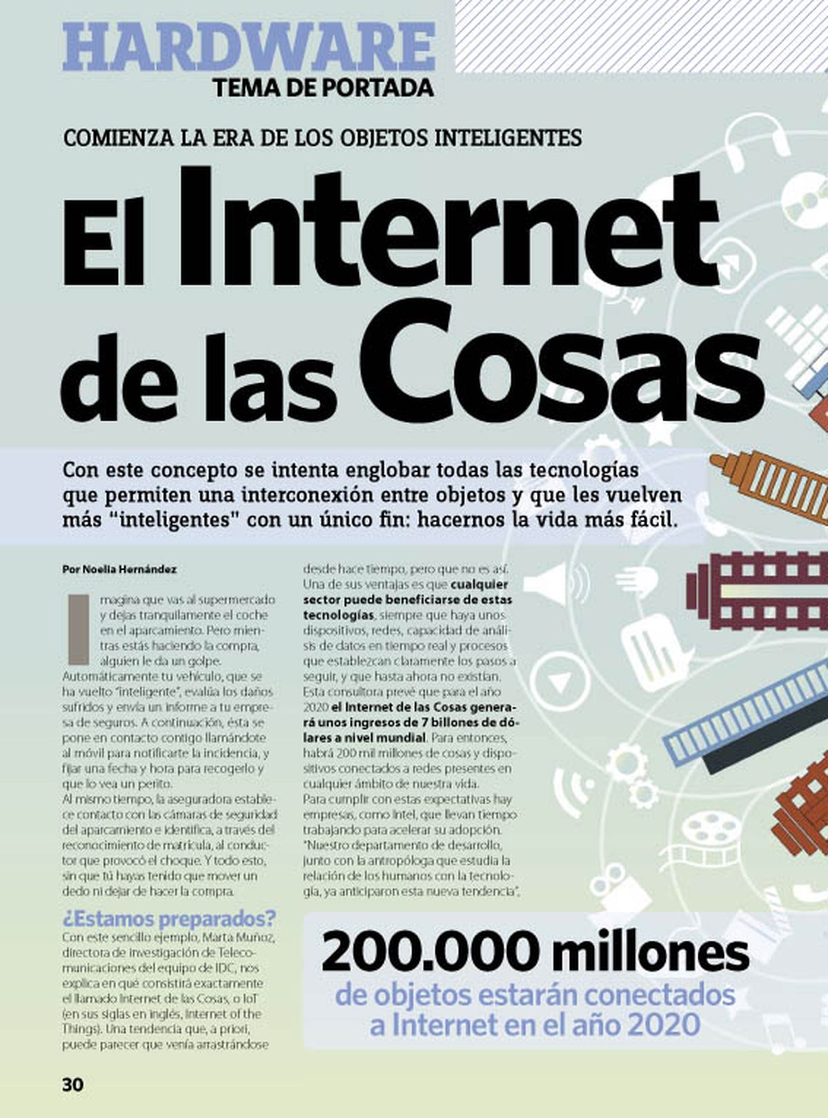 Reportaje "Internet de las cosas" - Nº 141 PCI
