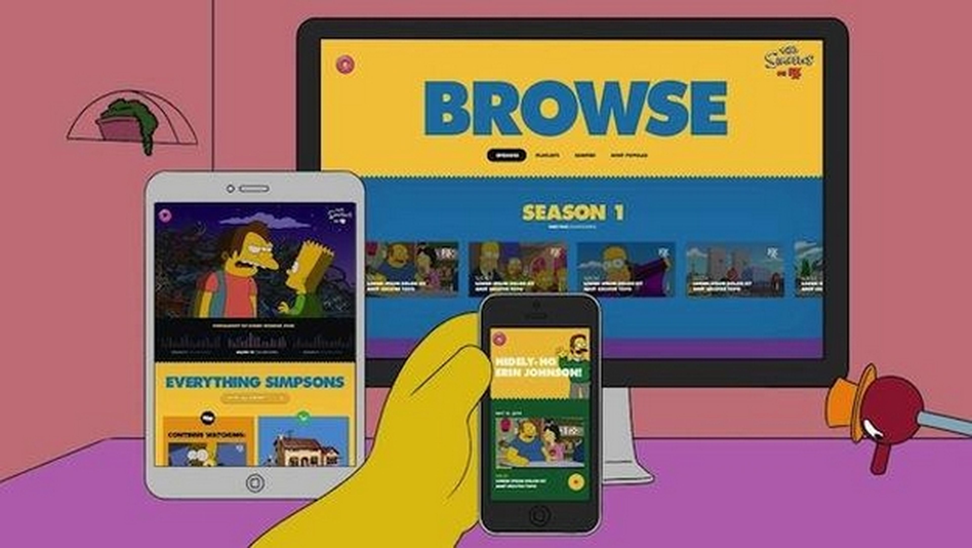 Simpsons World, la app para ver todos los episodios de Los Simpson en tu móvil o tablet iOS o Android.