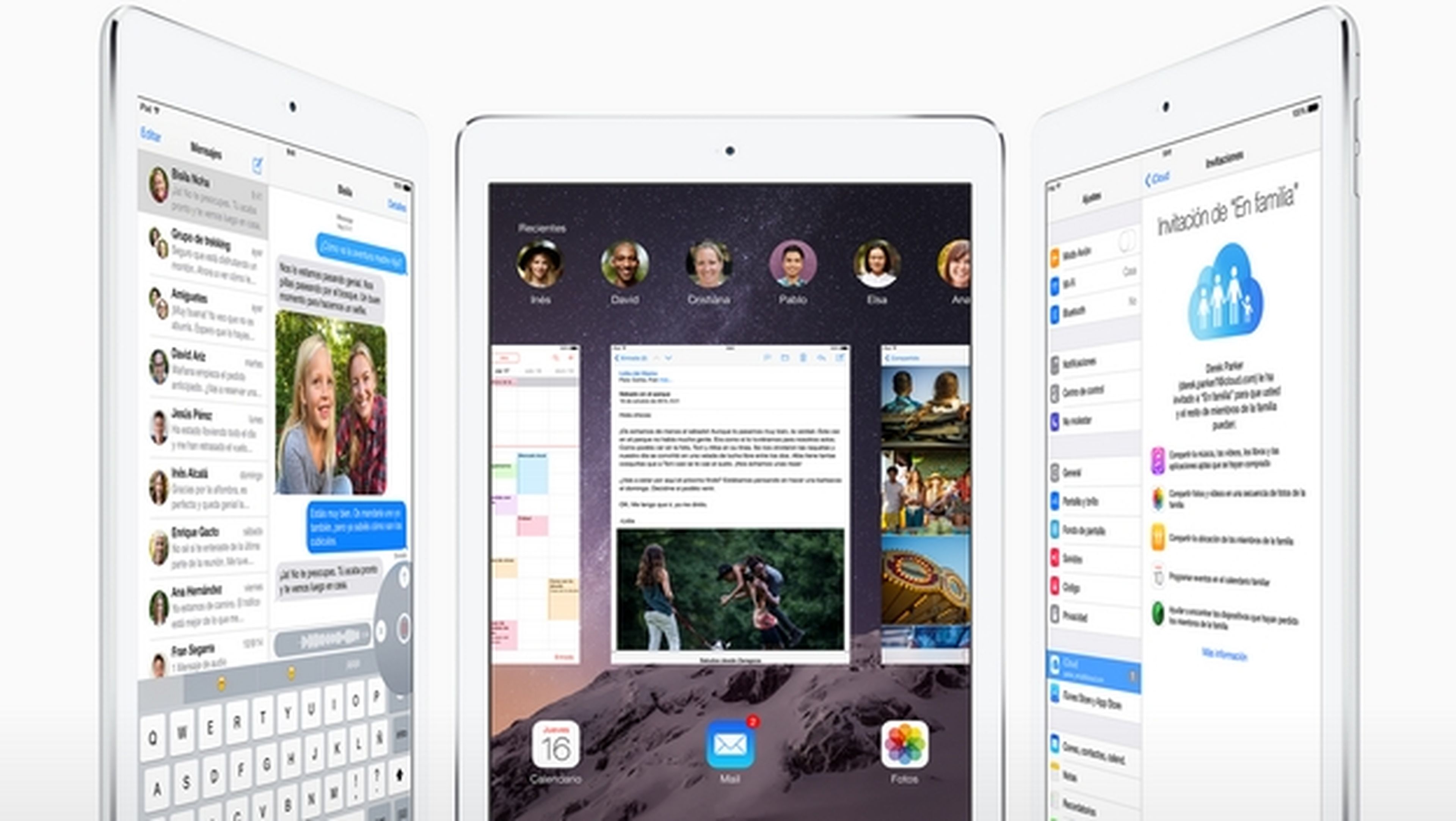 iPad Air 2 tiene 3 cores y 2 GB de RAM, supera al iPhone 6.