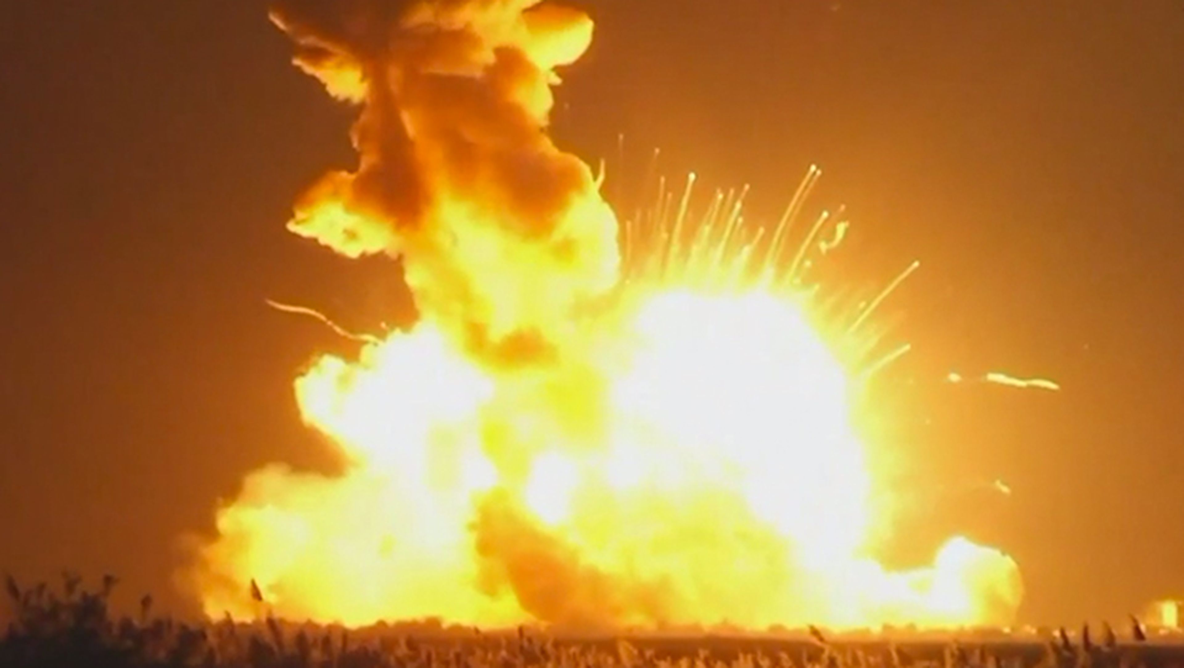 Explosión cohete antares