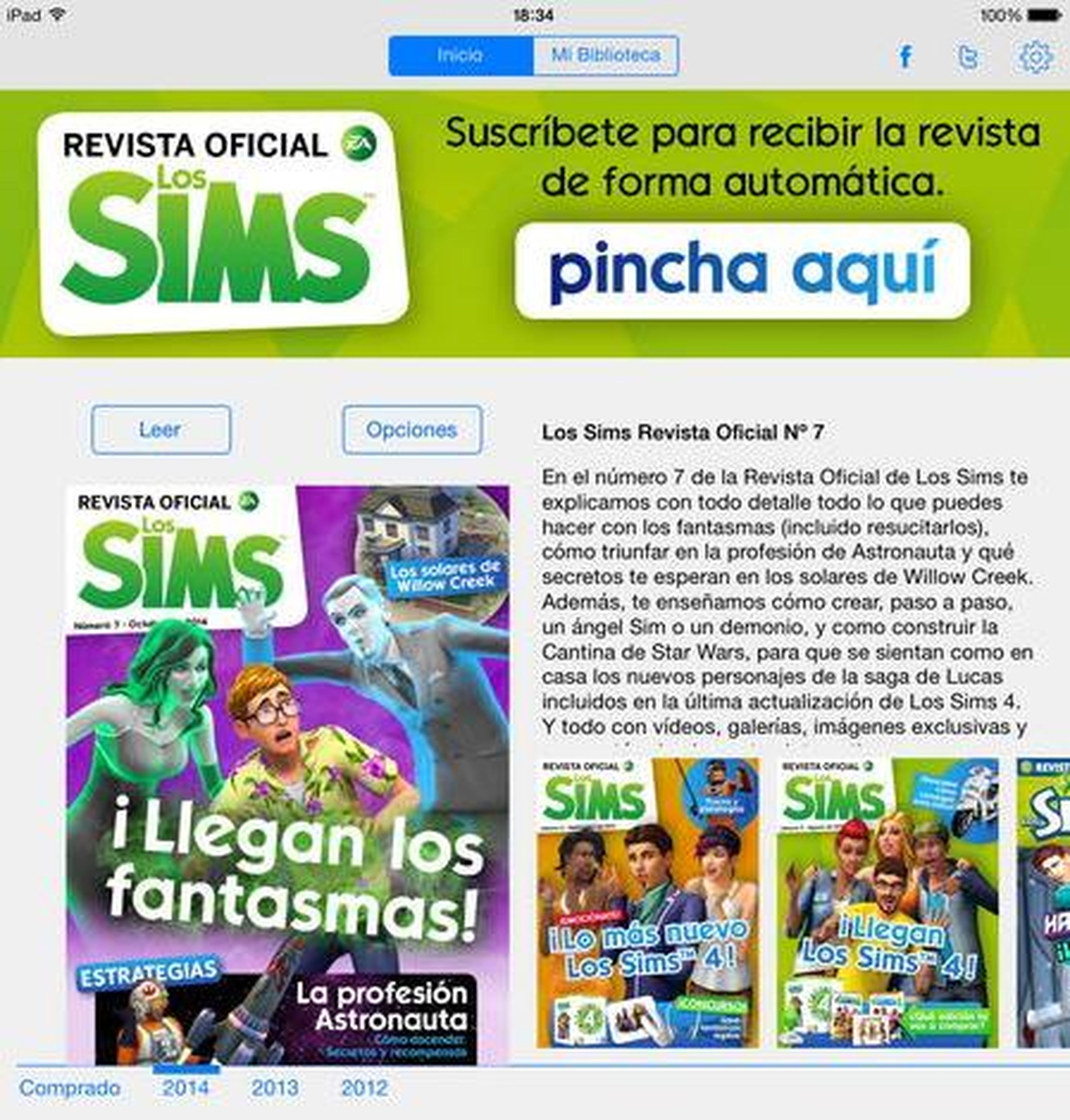Revista Oficial Los Sims